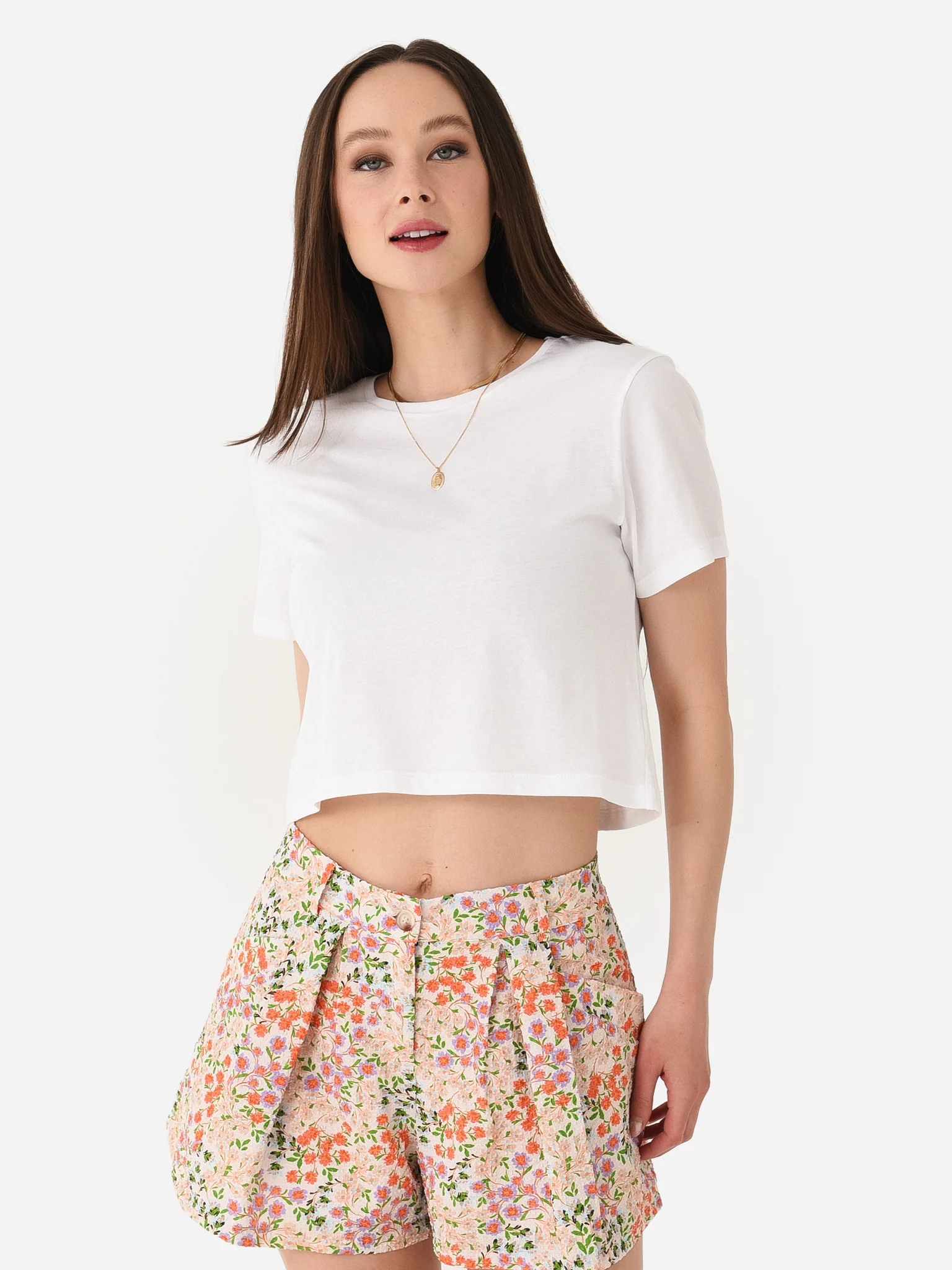 Organic John Patrick Women's Georgia Cropped T-Shirt - Image 2