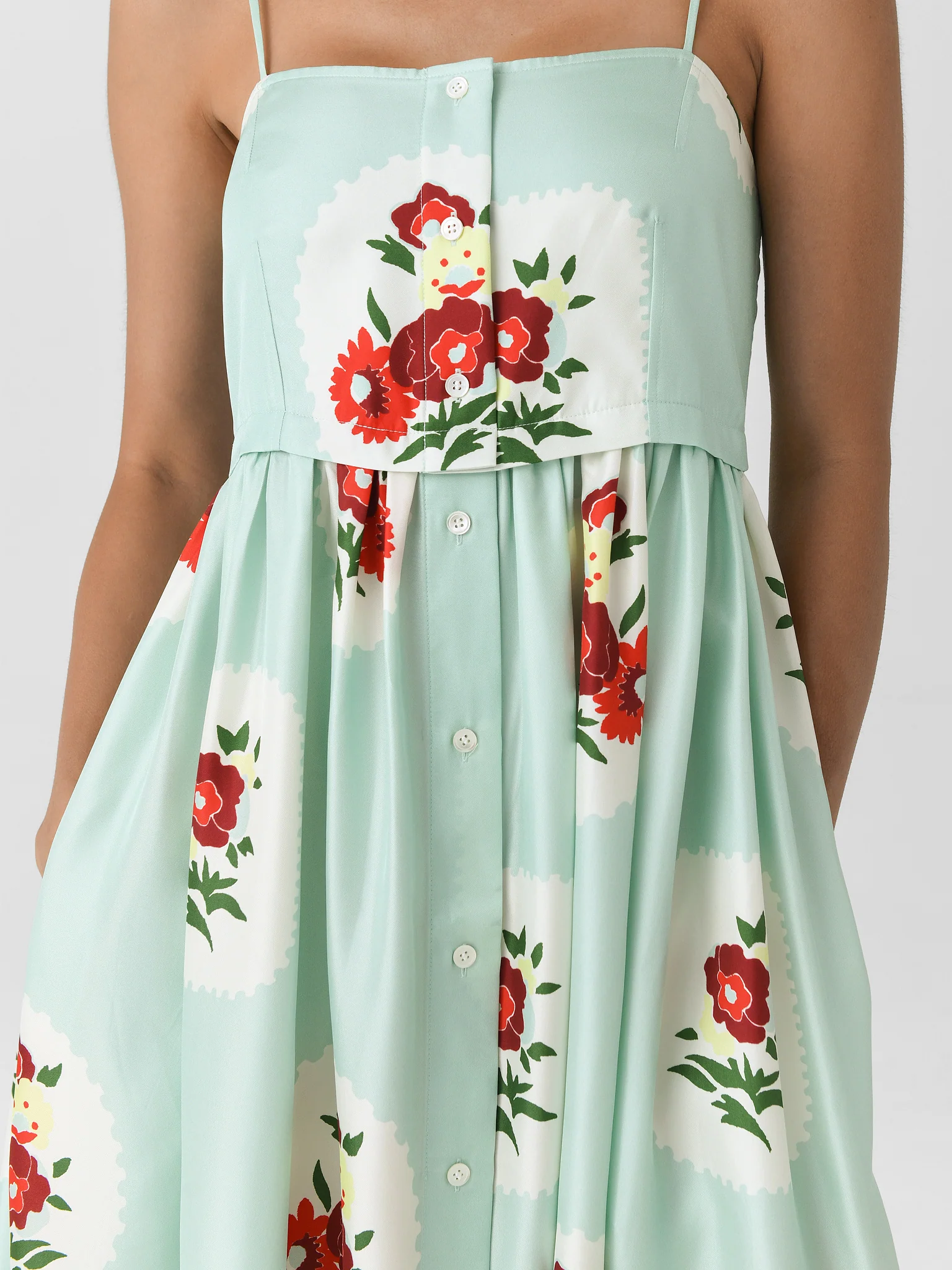 Oroton Women's Folk Doilie Print Sundress - Image 4