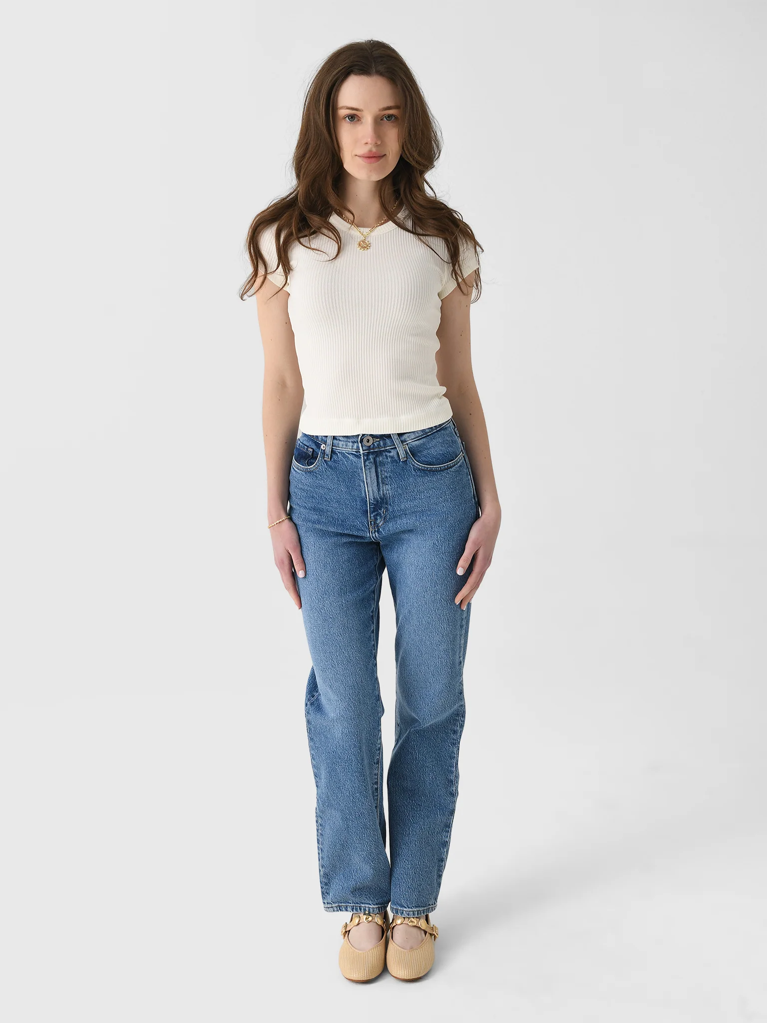 Outland Denim Women's Zoe High Rise Straight Jean - Image 2