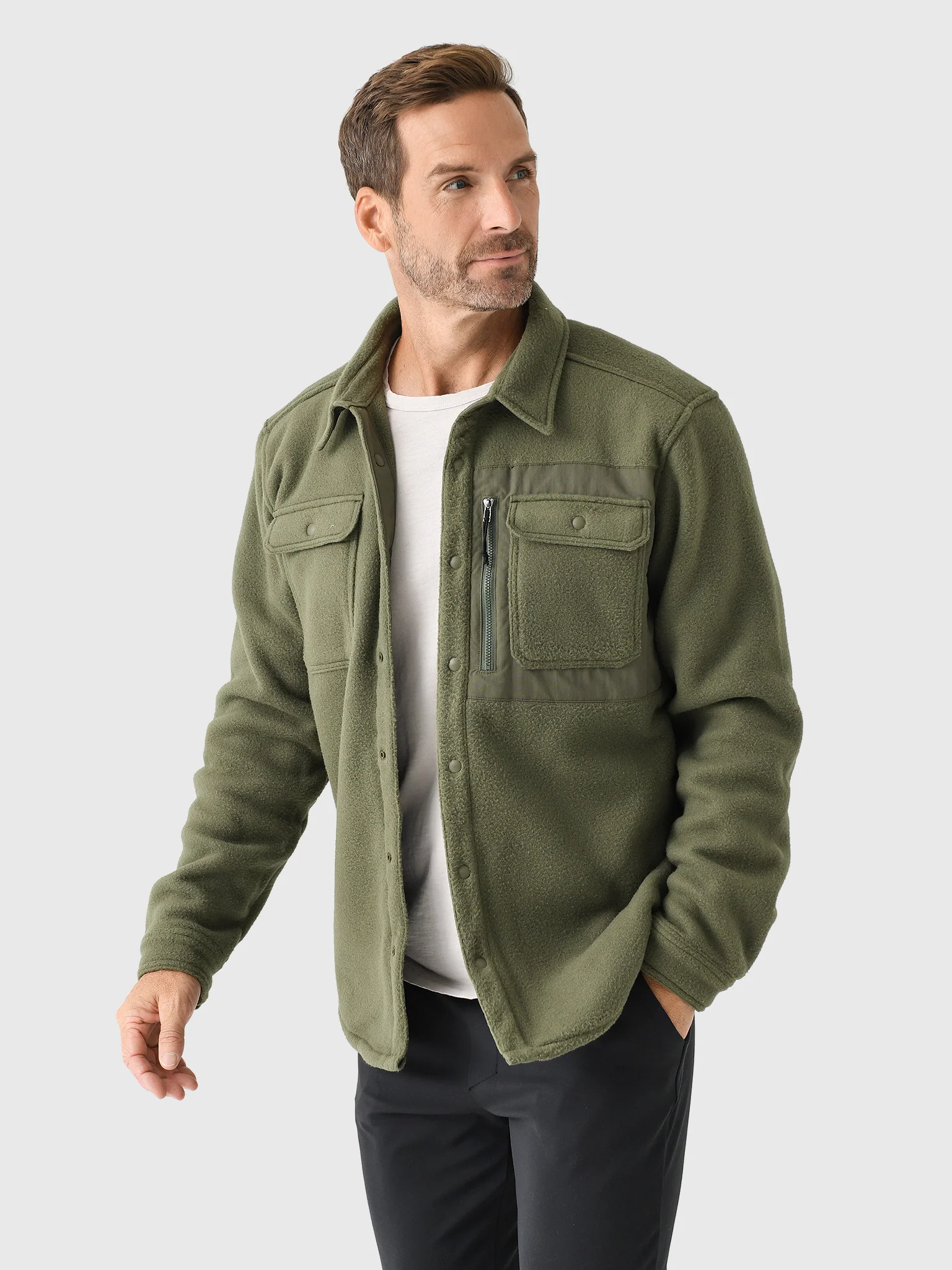 Patagonia Men's Synchilla® Fleece Shirt Jacket - Image 6