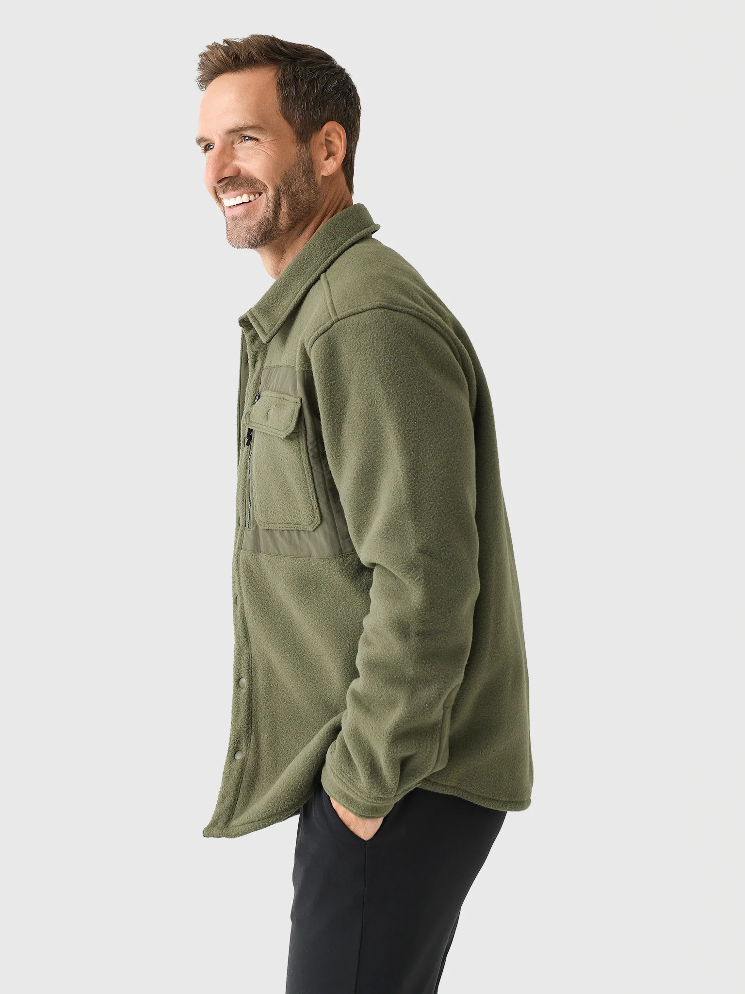 Patagonia Men's Synchilla® Fleece Shirt Jacket - Image 8