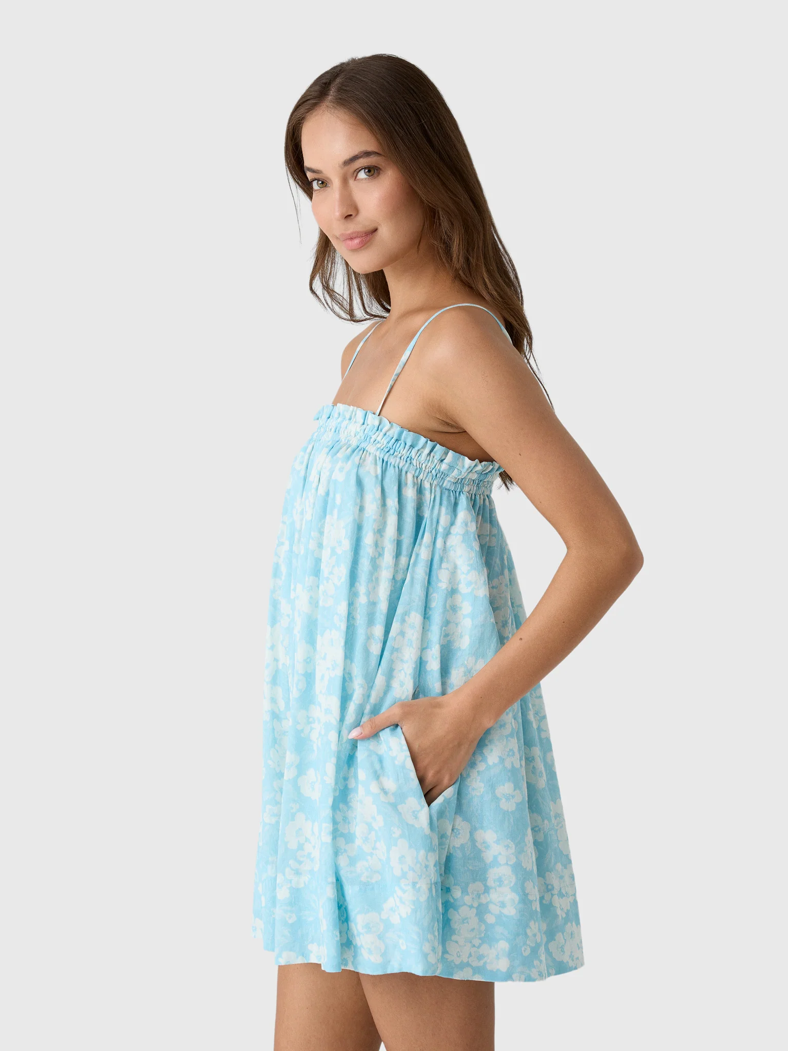 Peony Women's Ruched Mini Dress - Image 3
