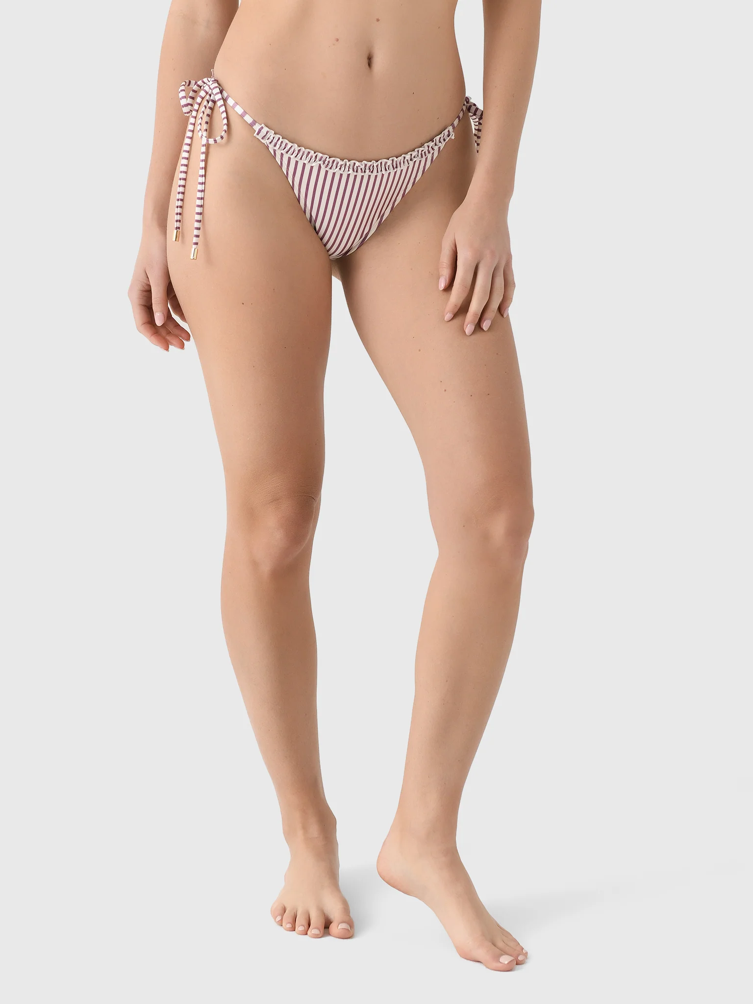 Peony Women's Ruffle Essential String Bikini Bottom