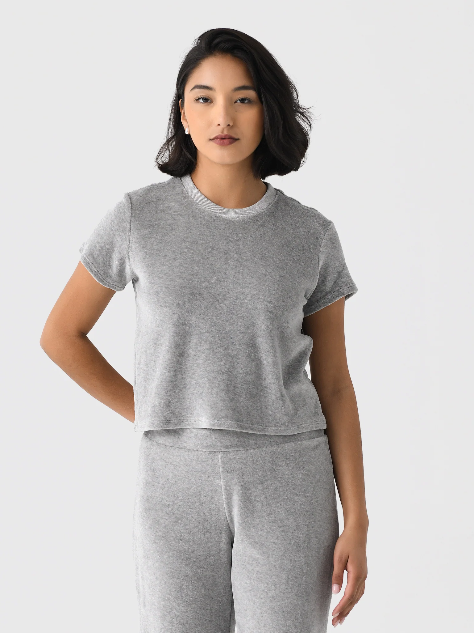 Perfect White Tee Women's Clara Velour Tee