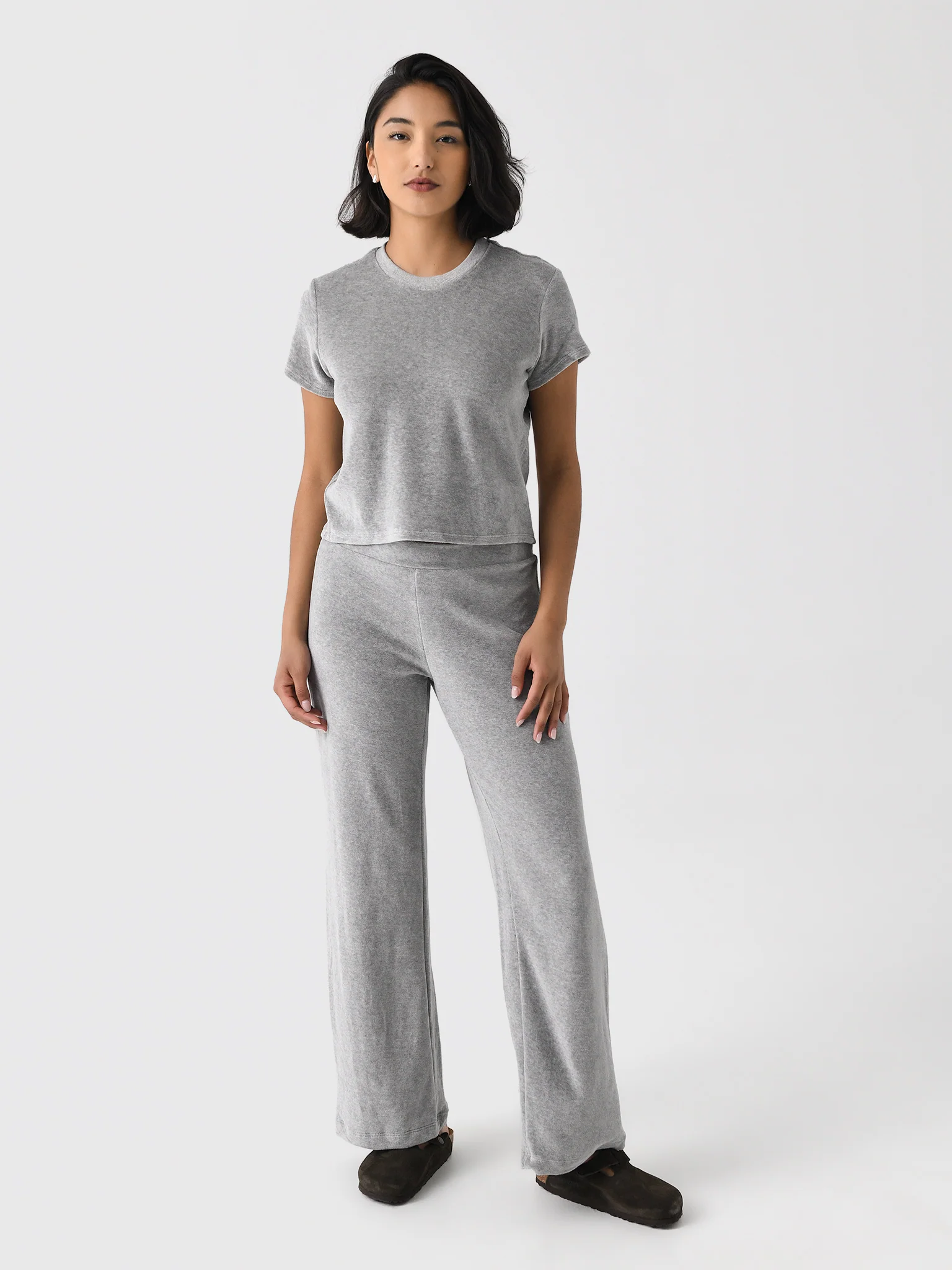 Perfect White Tee Women's Clara Velour Tee - Image 2