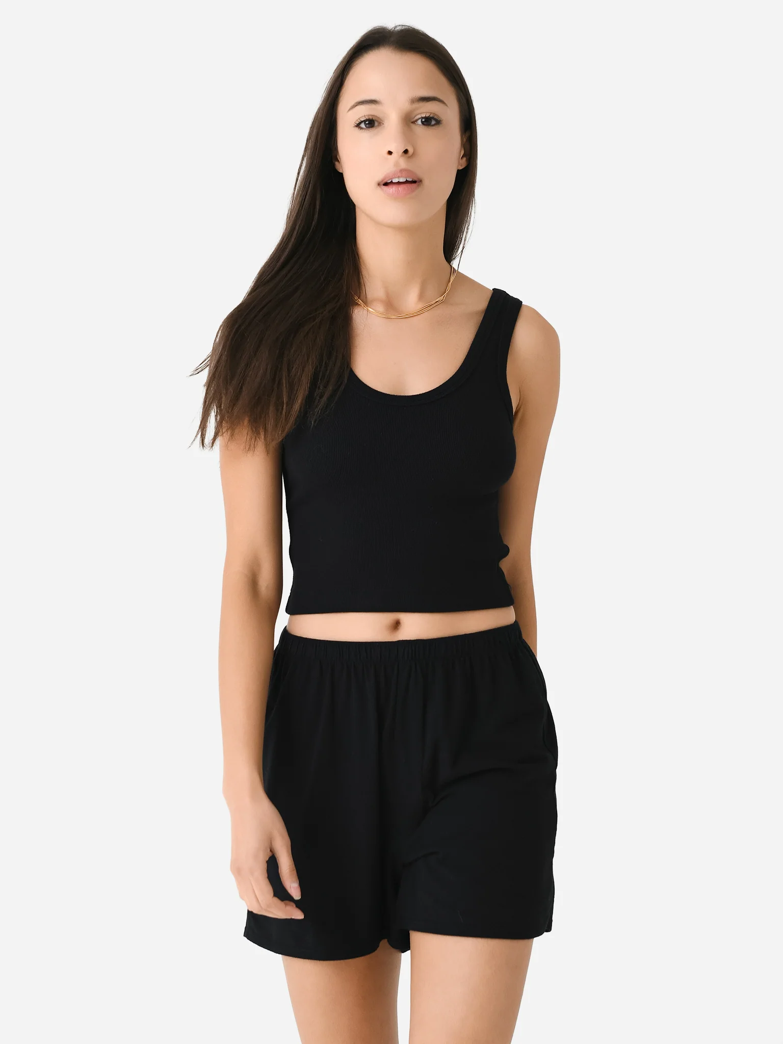 Perfect White Tee Women's Daisy Cropped Tank