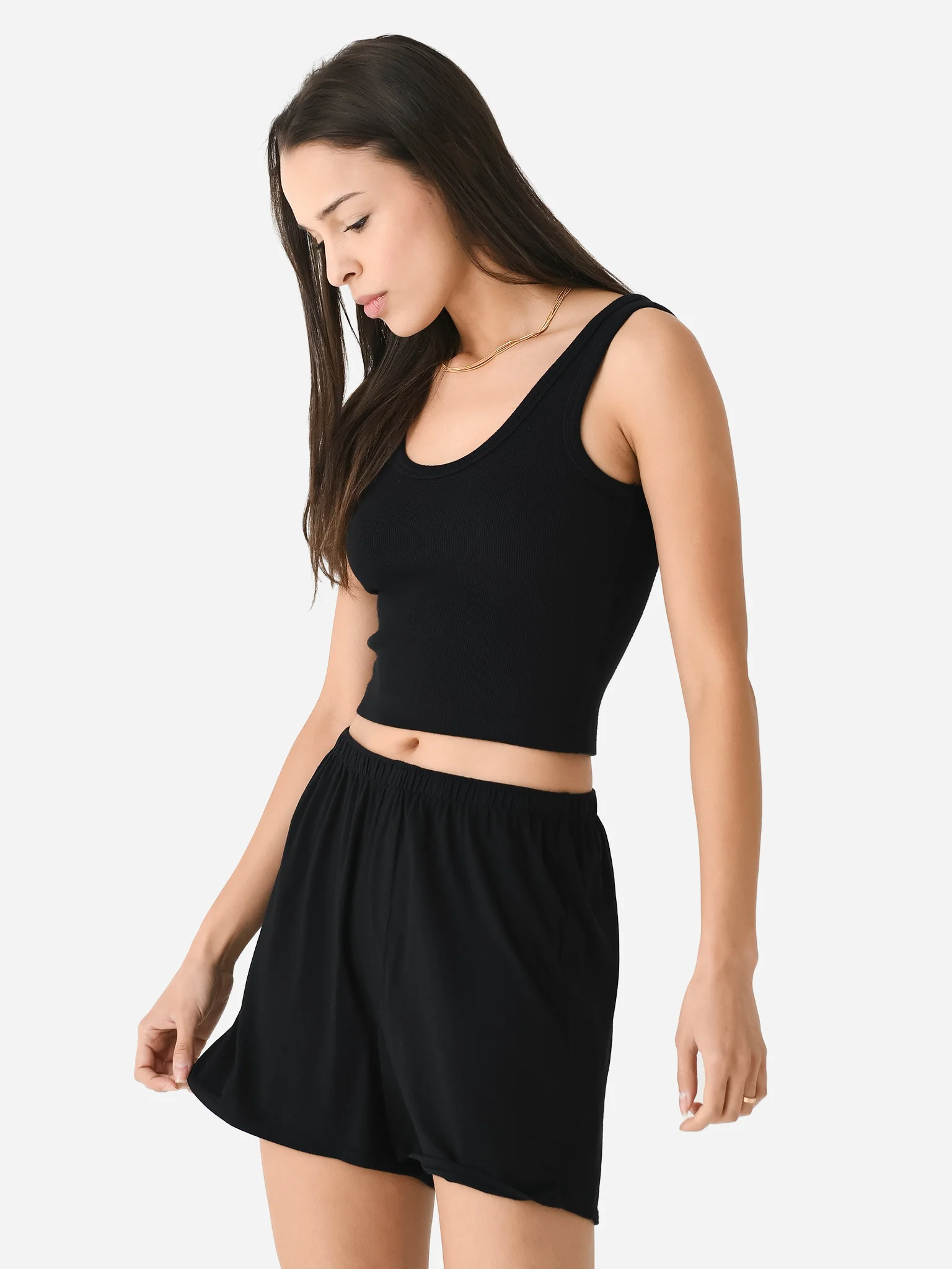 Perfect White Tee Women's Daisy Cropped Tank - Image 3