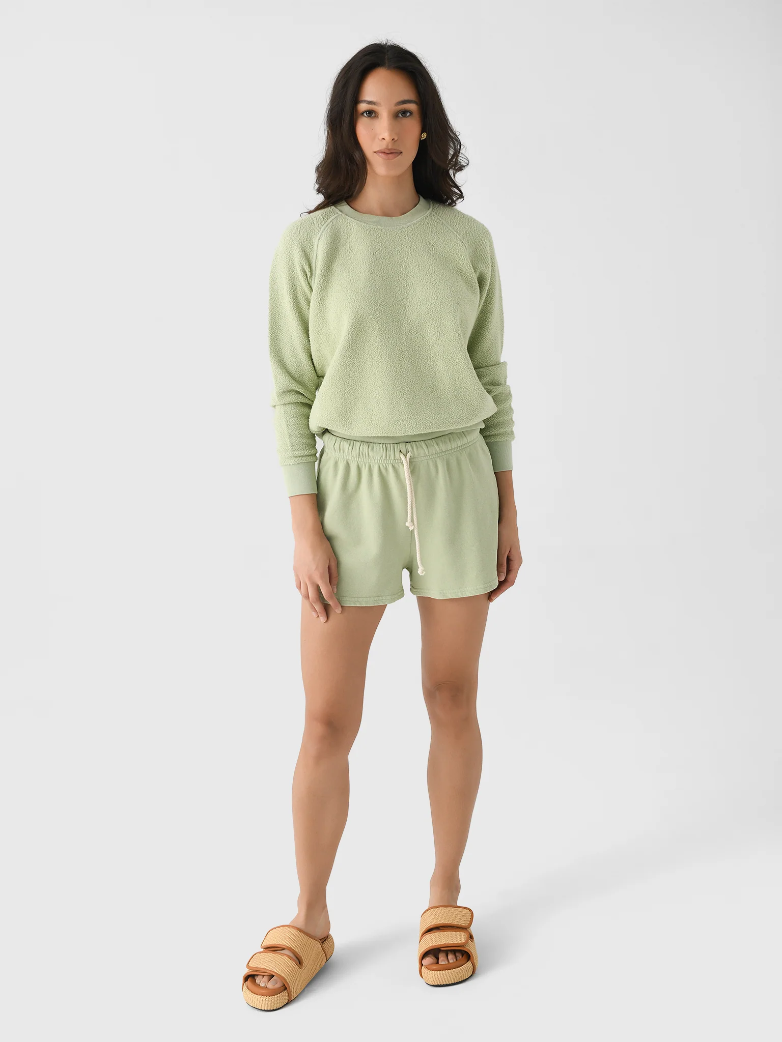 Perfect White Tee Women's Layla Sweatshort - Image 12