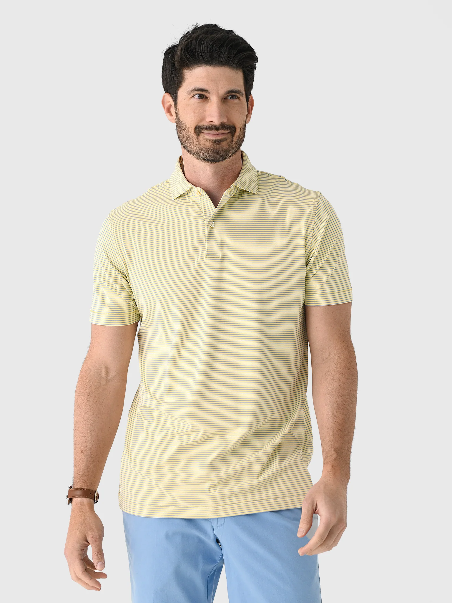 Peter Millar Crown Crafted Men's Ballad Performance Jersey Polo - Image 11