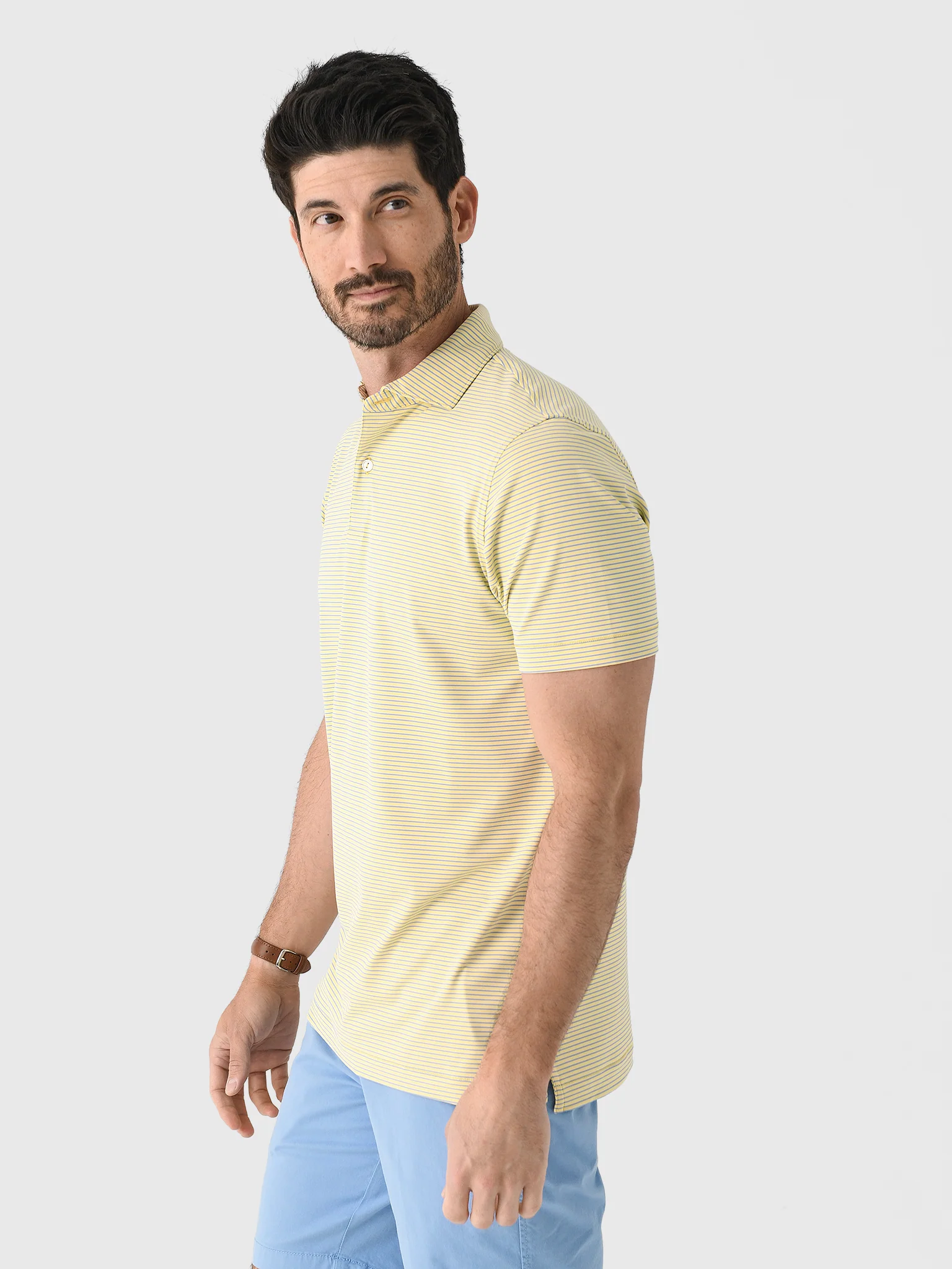 Peter Millar Crown Crafted Men's Ballad Performance Jersey Polo - Image 13