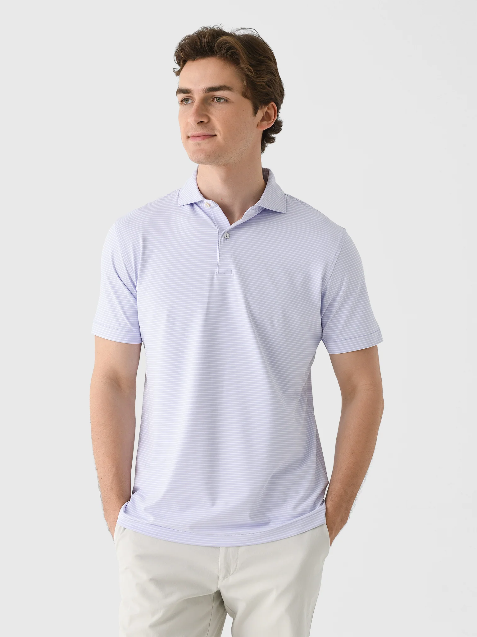 Peter Millar Crown Crafted Men's Ballad Performance Jersey Polo - Image 15