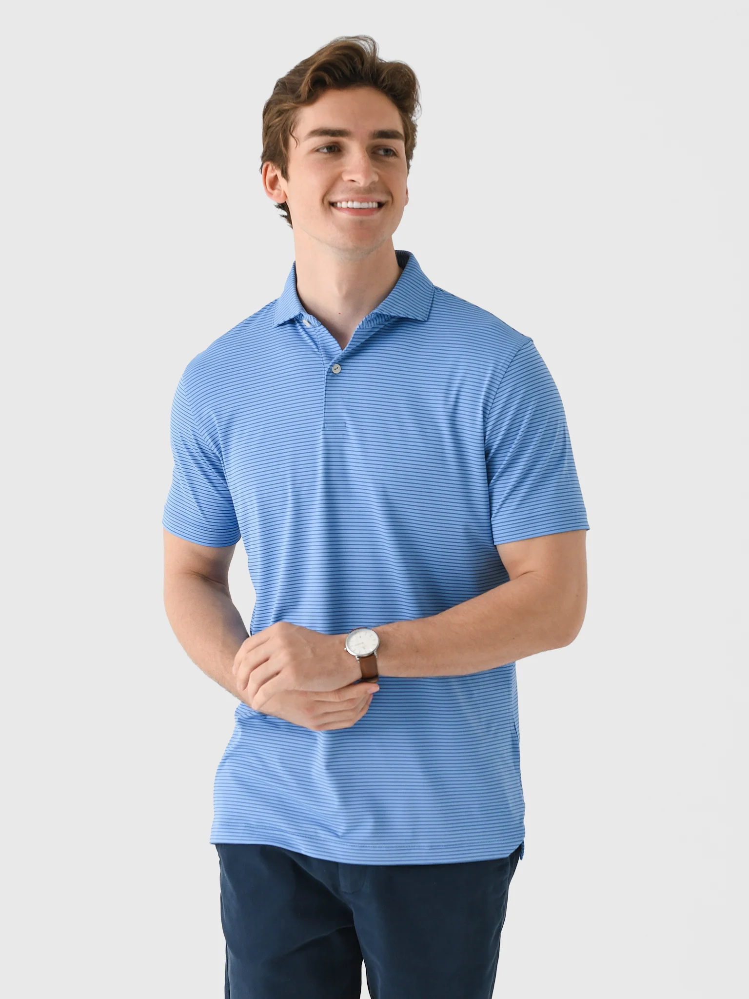 Peter Millar Crown Crafted Men's Ballad Performance Jersey Polo - Image 23