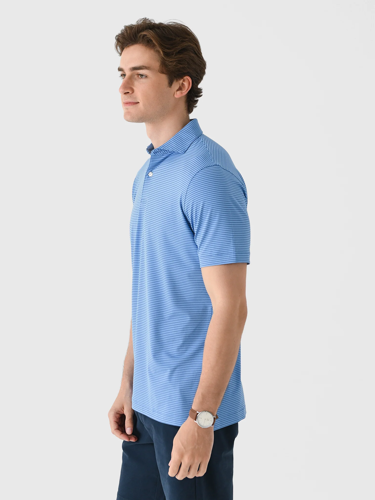 Peter Millar Crown Crafted Men's Ballad Performance Jersey Polo - Image 3