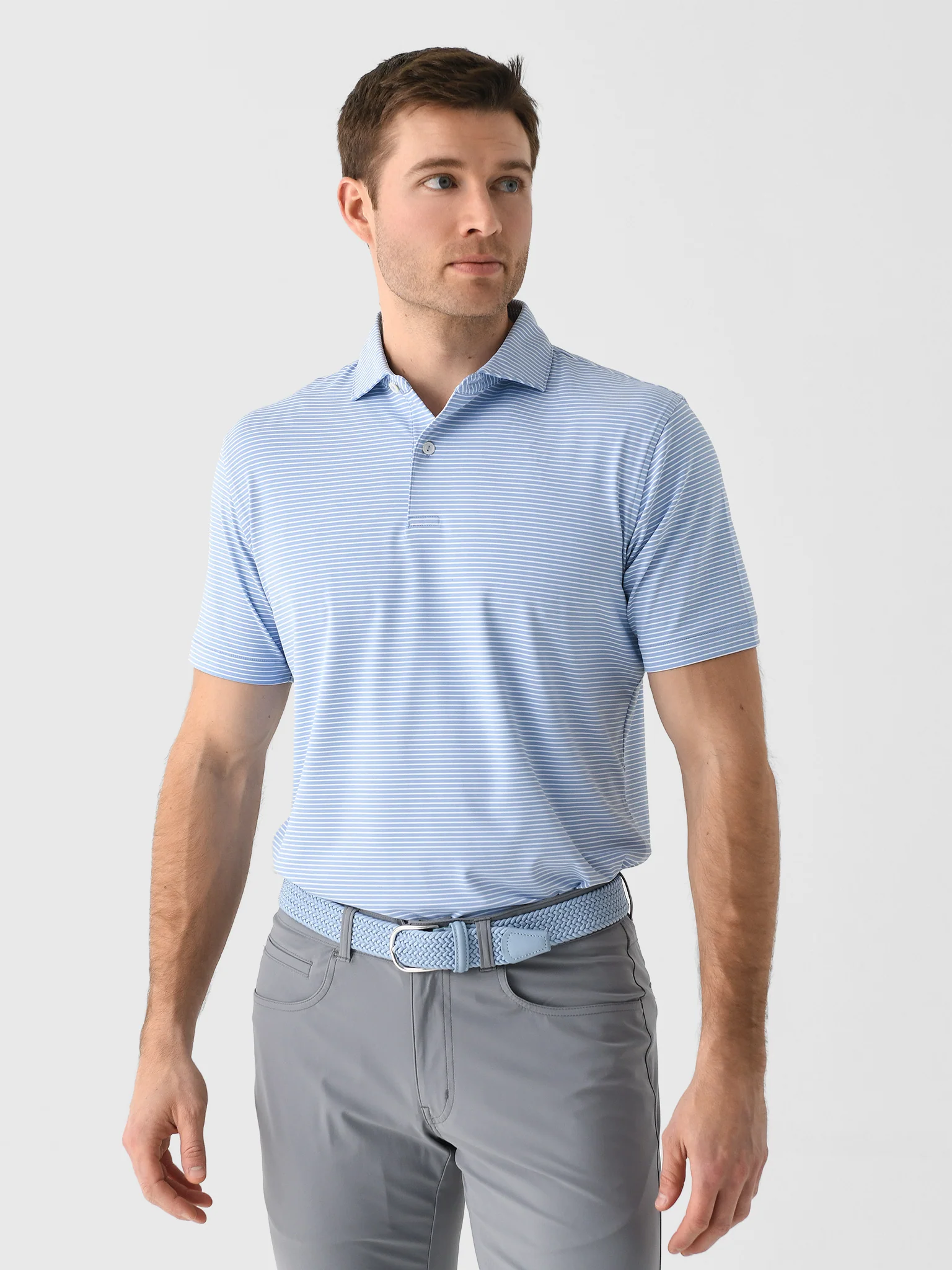 Peter Millar Crown Crafted Men's Ballad Performance Jersey Polo - Image 6
