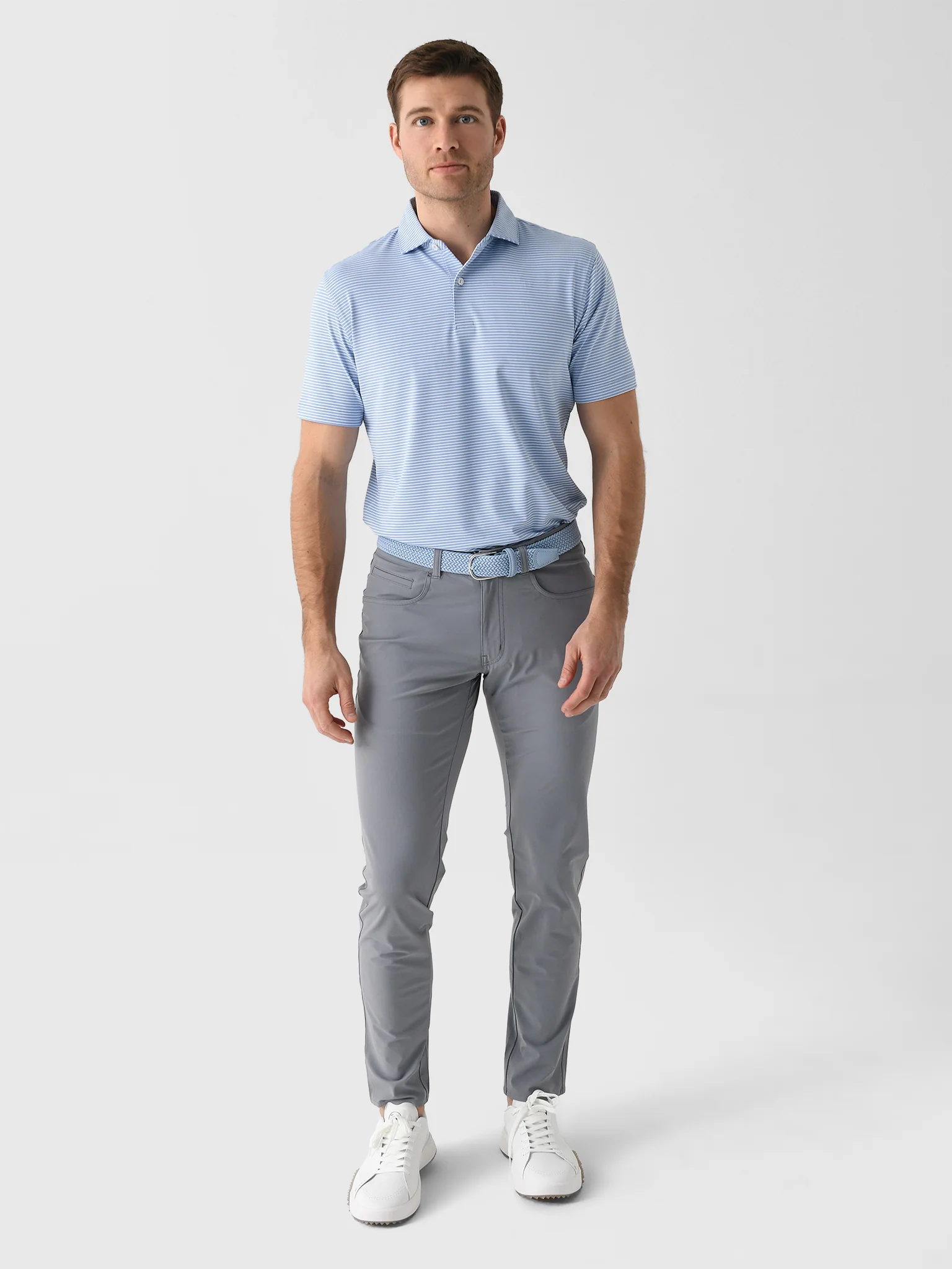 Peter Millar Crown Crafted Men's Ballad Performance Jersey Polo - Image 7
