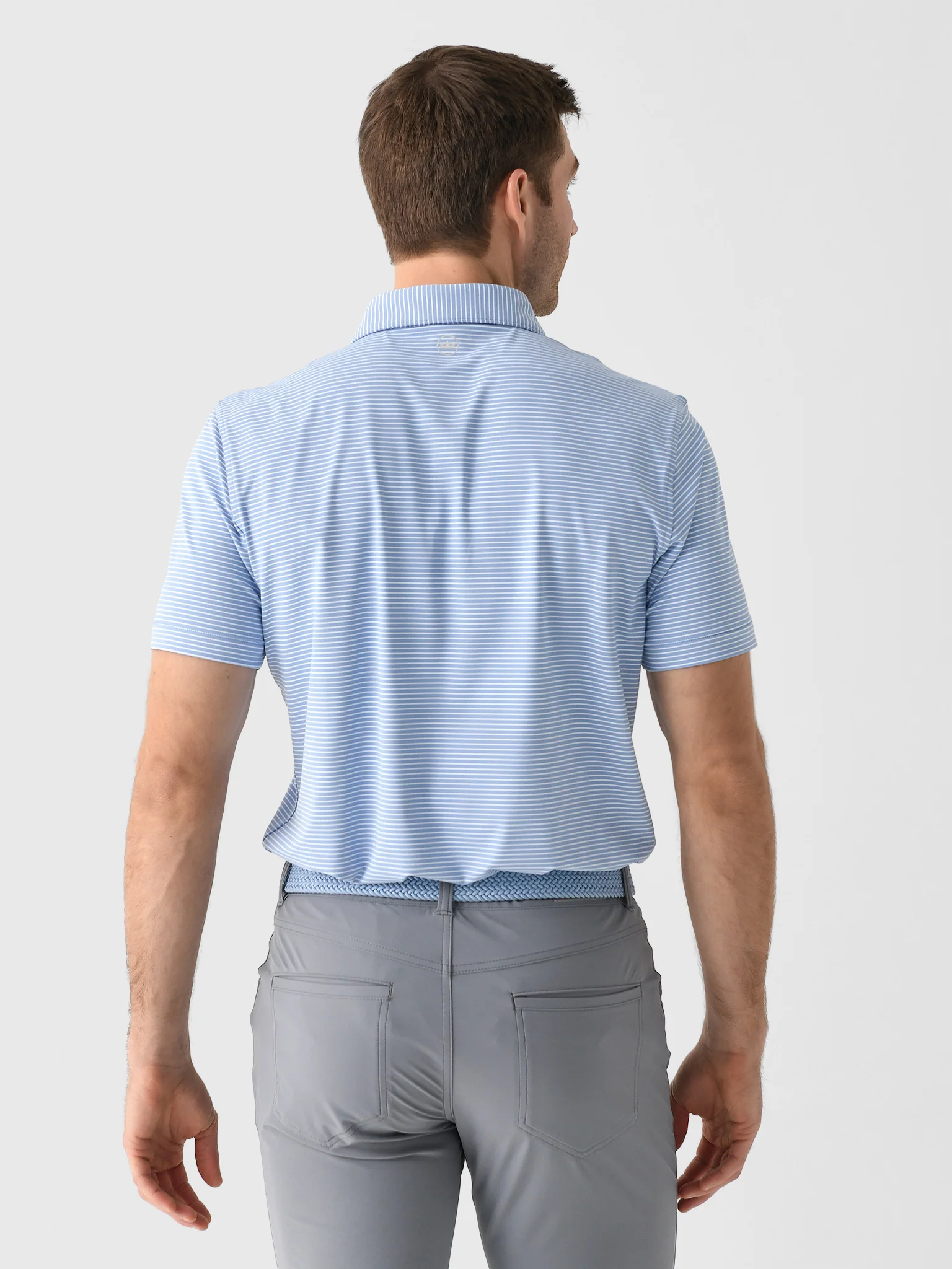 Peter Millar Crown Crafted Men's Ballad Performance Jersey Polo - Image 9