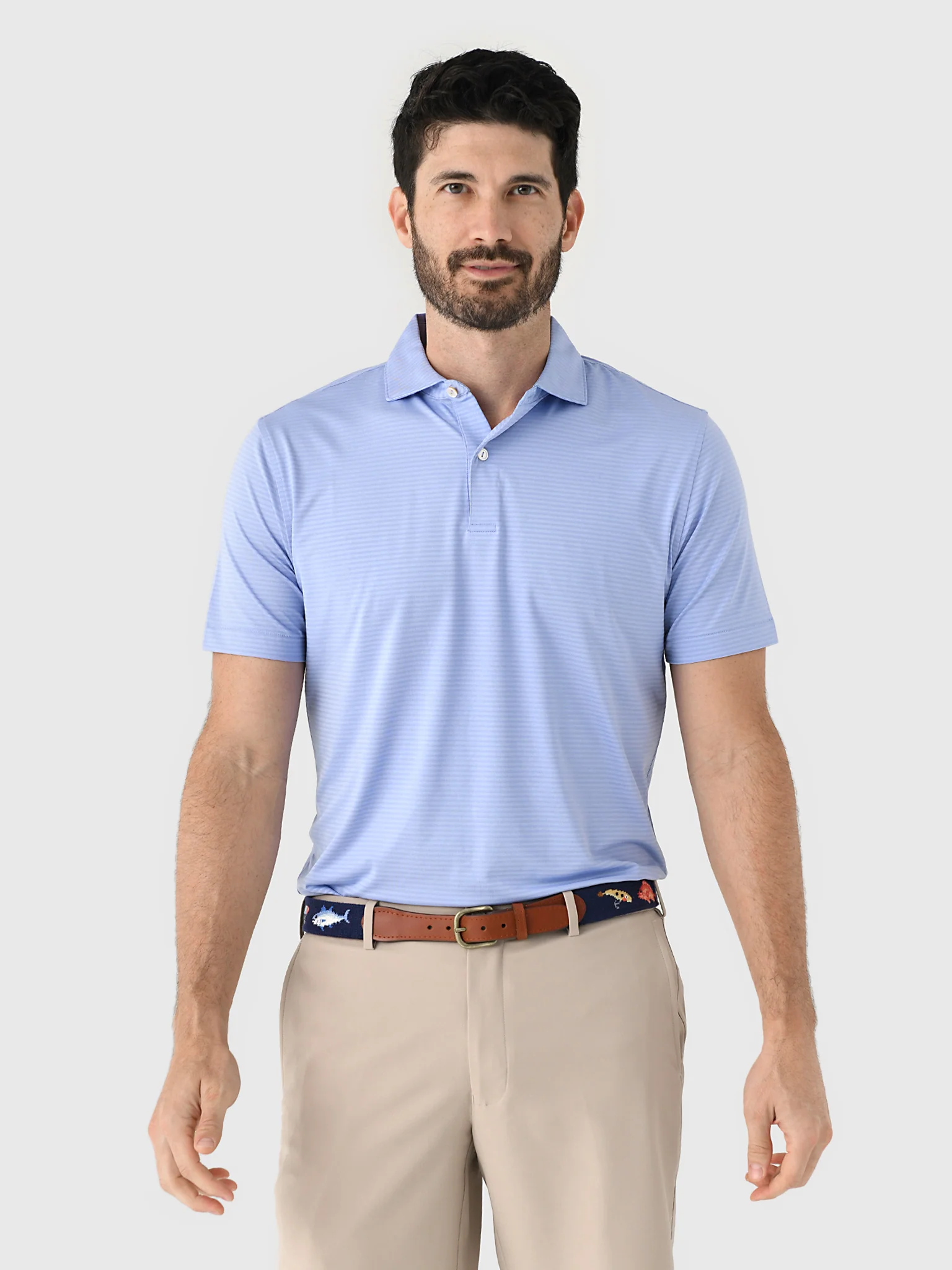 Peter Millar Crown Crafted Men's Empire Performance Jersey Polo - Image 4