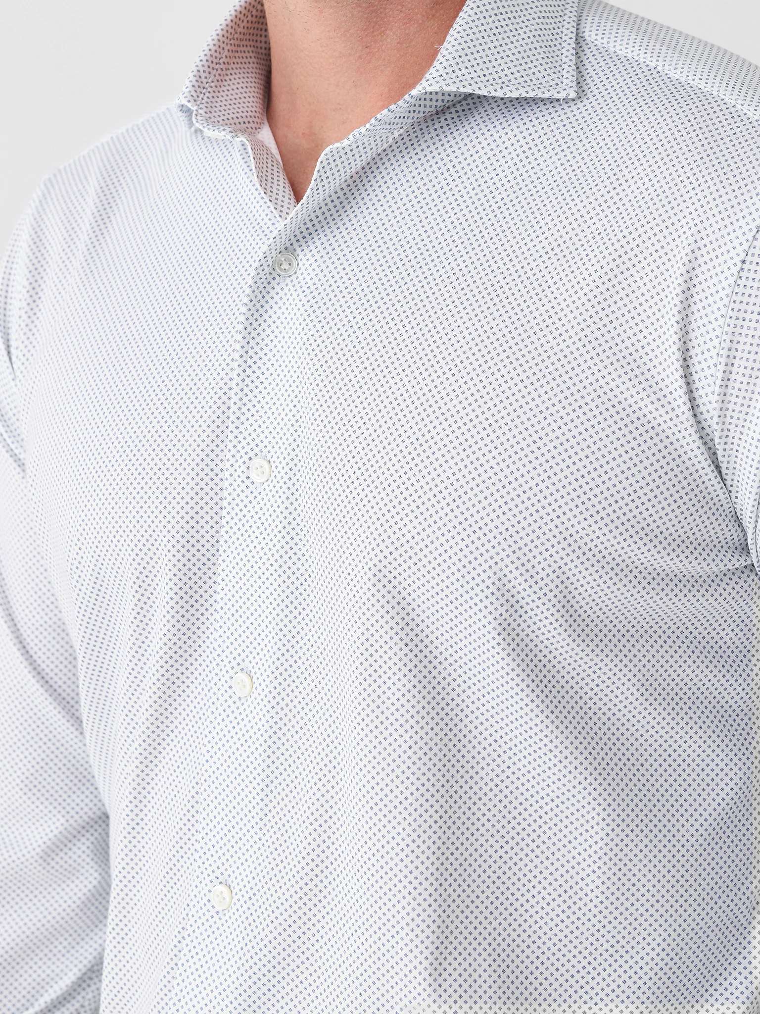 Peter Millar Crown Crafted Men's Excursionist Flex Print Sport Shirt - Image 5
