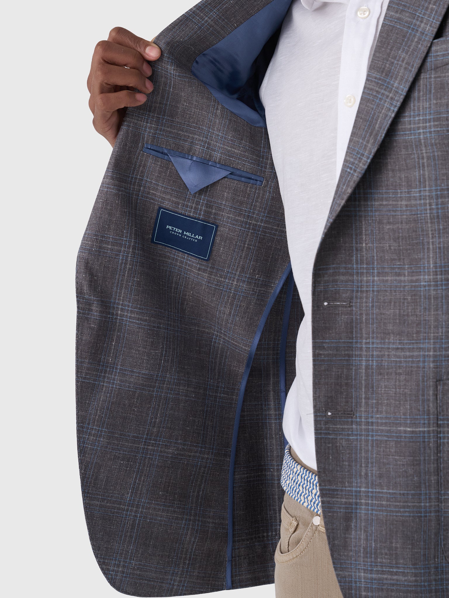Peter Millar Crown Crafted Men's Pearce Plaid Soft Jacket - Image 6