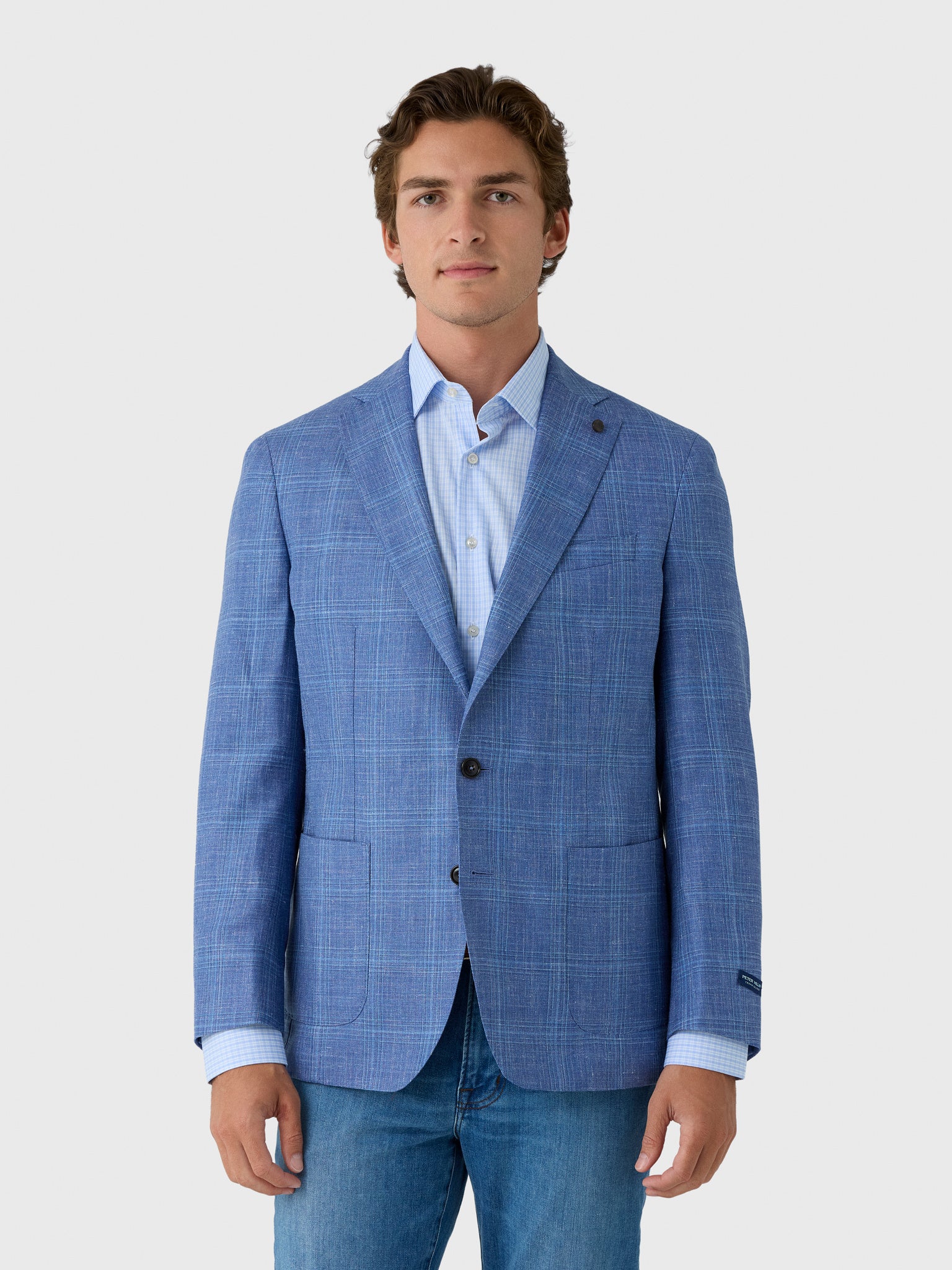 Peter Millar Crown Crafted Men's Reynolds Plaid Soft Jacket