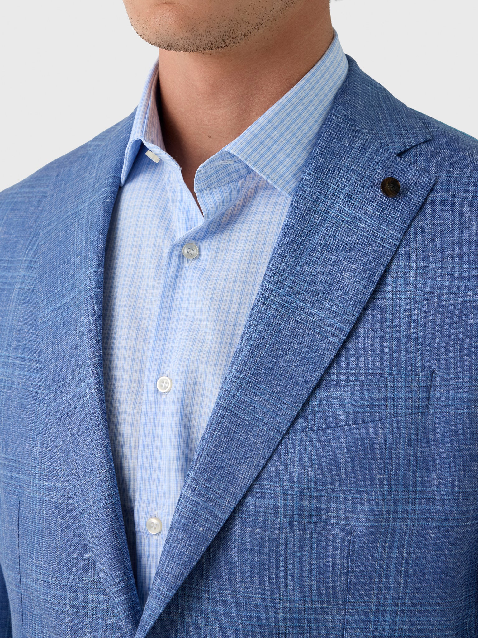 Peter Millar Crown Crafted Men's Reynolds Plaid Soft Jacket - Image 6