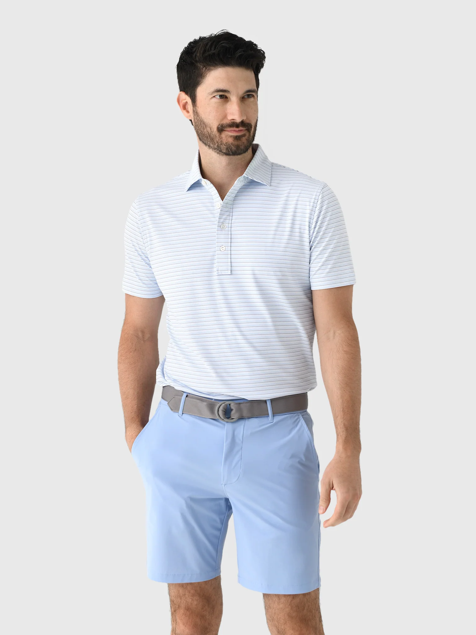 Peter Millar Crown Crafted Men's Triad Performance Jersey Polo