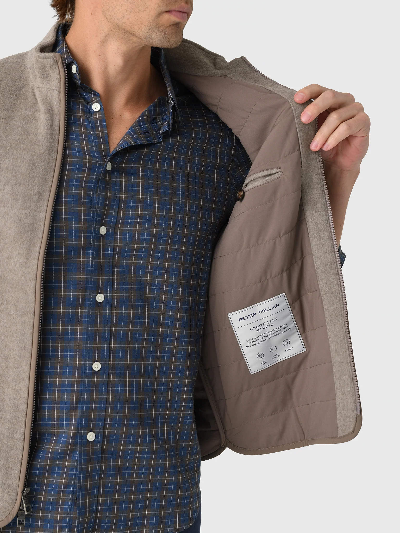 Peter Millar Crown Men's Flex Merino Vest - Image 6