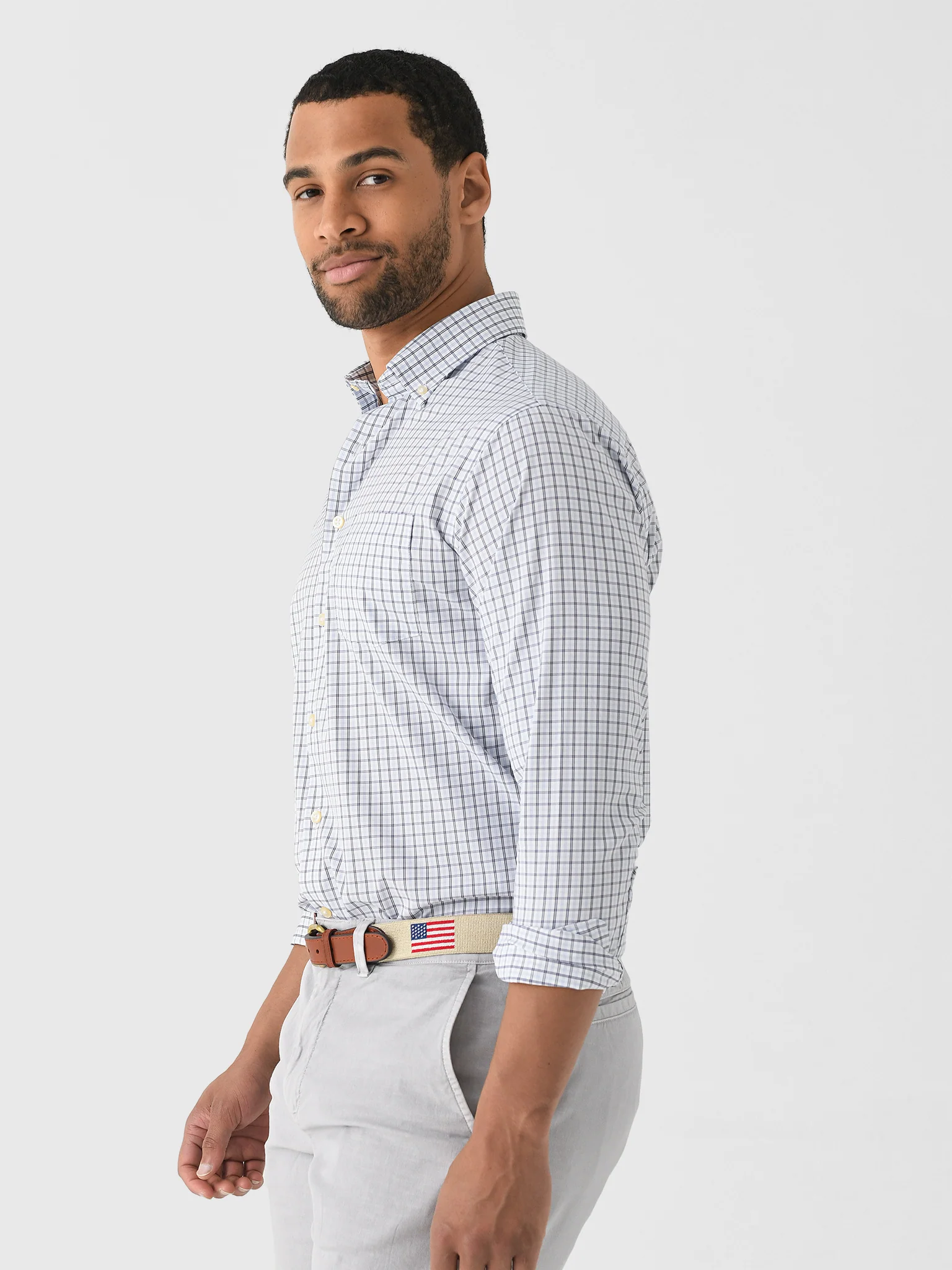 Peter Millar Crown Men's Hamilton Performance Twill Sport Shirt - Image 3