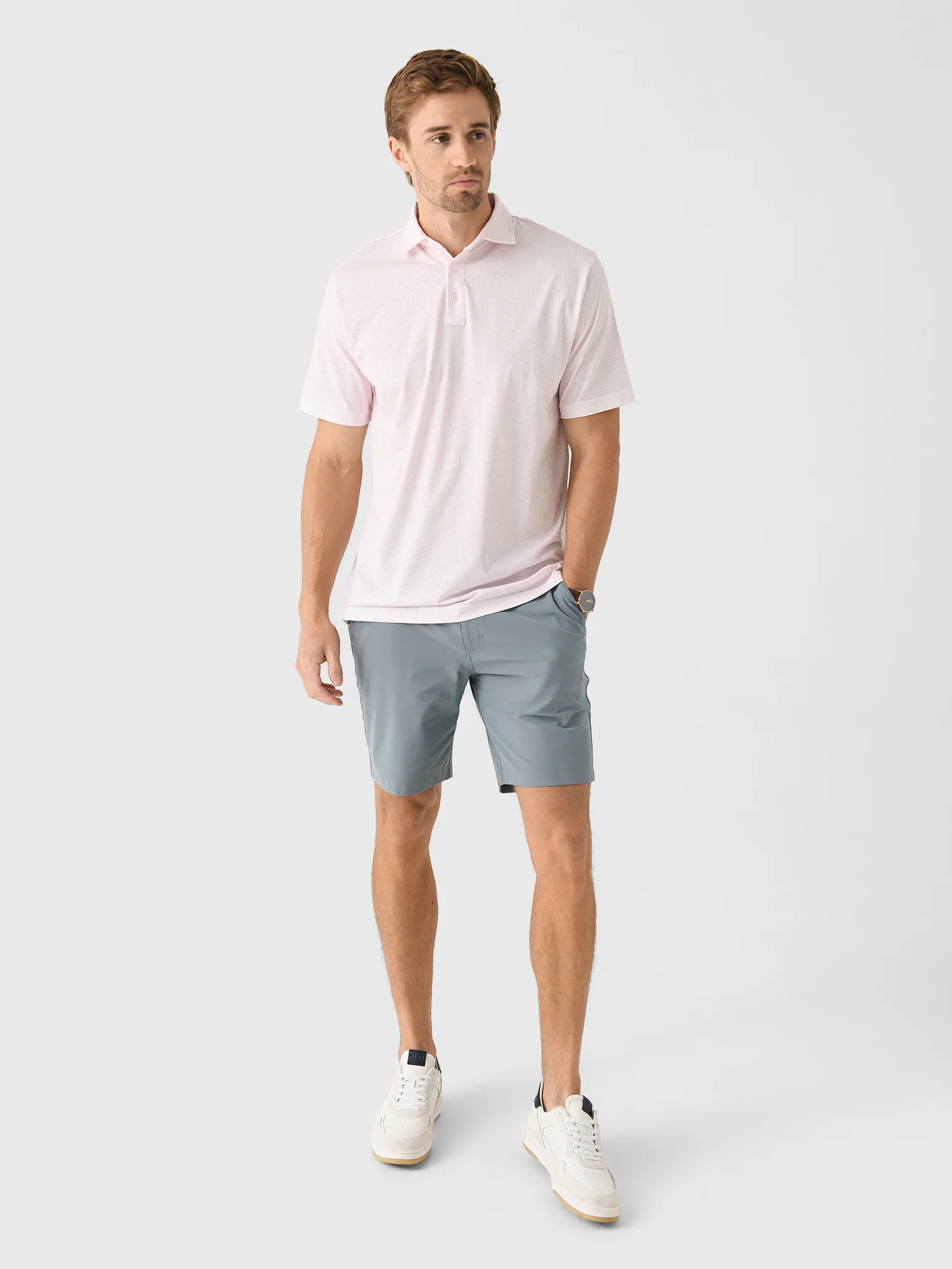 Peter Millar Crown Men's Polka Dot Crown Comfort Polo - Image 7