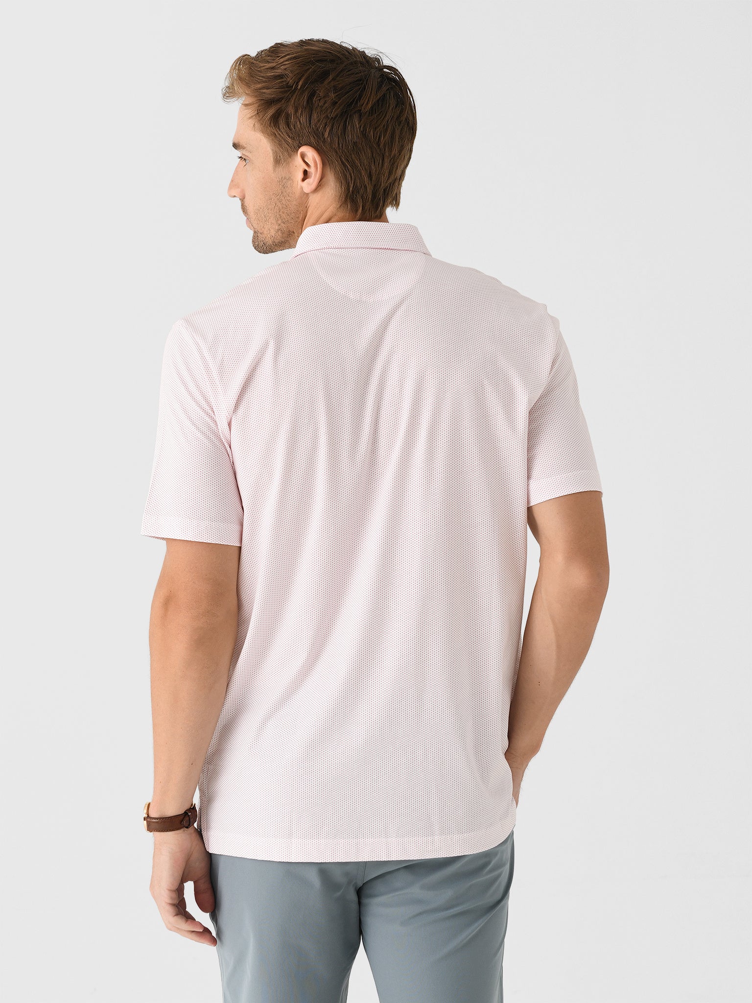 Peter Millar Crown Men's Polka Dot Crown Comfort Polo - Image 8