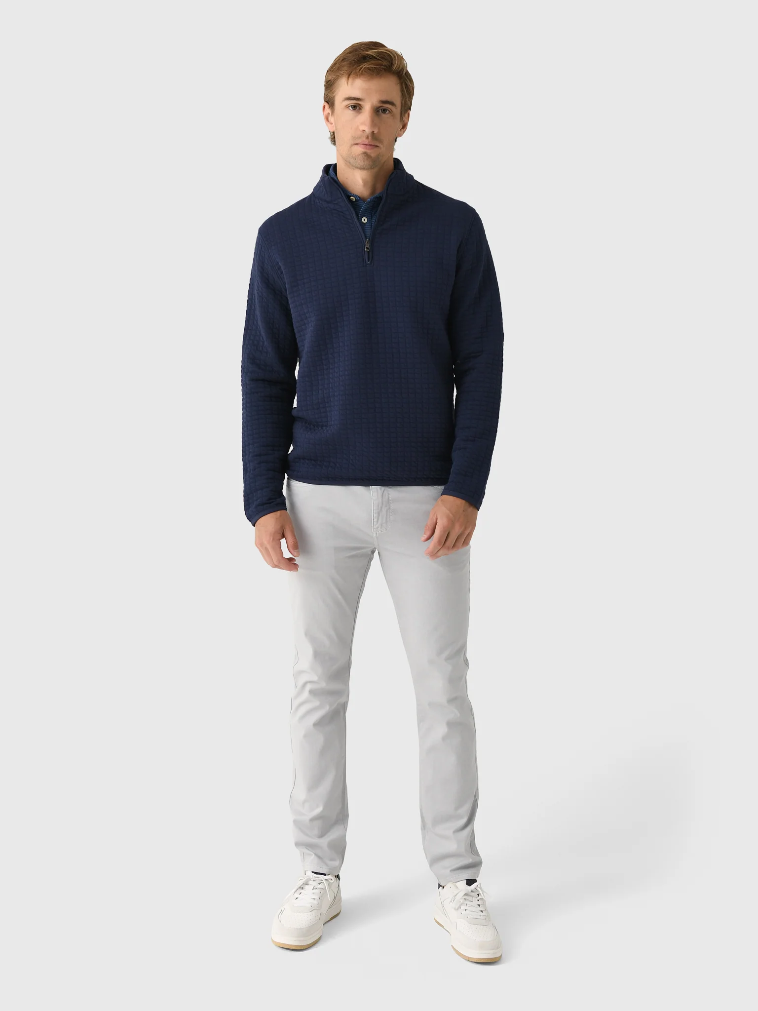 Peter Millar Crown Men's Quad Quilted Quarter-Zip - Image 2