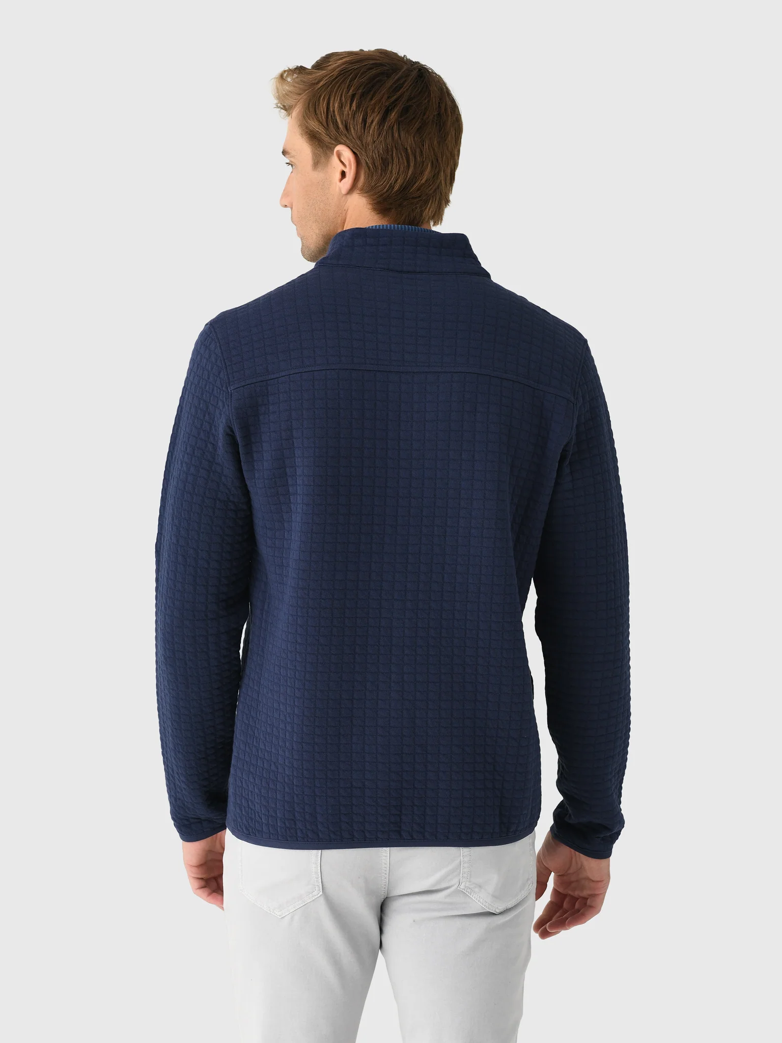 Peter Millar Crown Men's Quad Quilted Quarter-Zip - Image 4