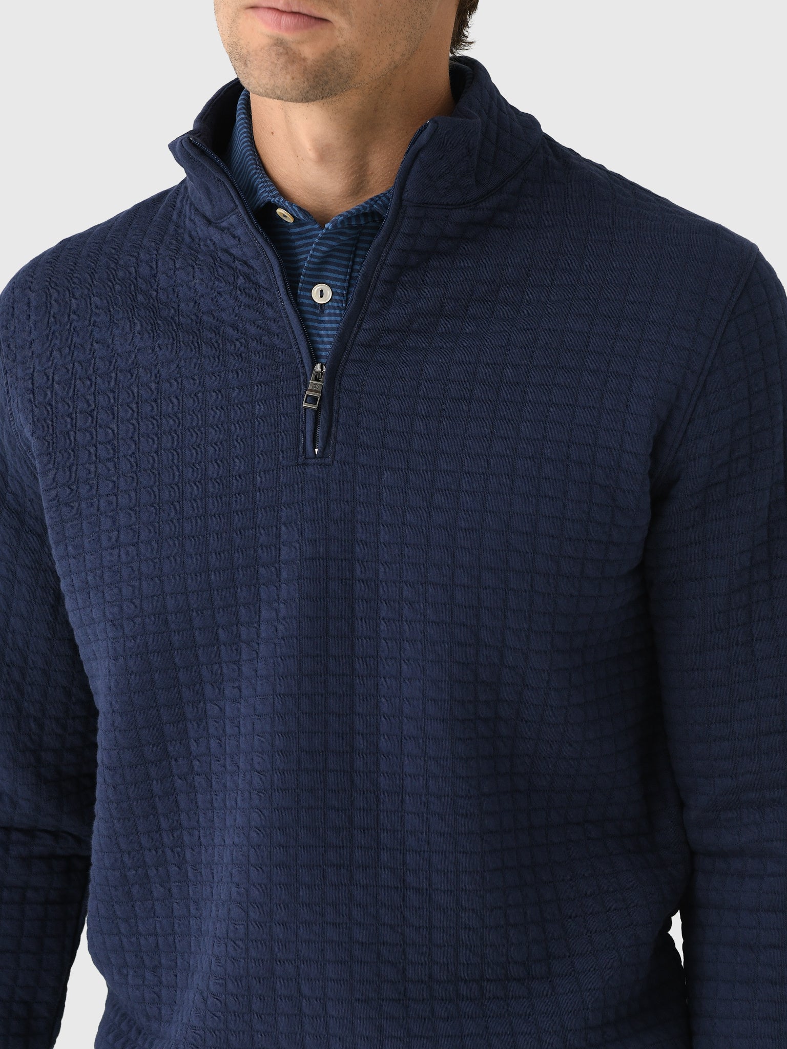 Peter Millar Crown Men's Quad Quilted Quarter-Zip - Image 5