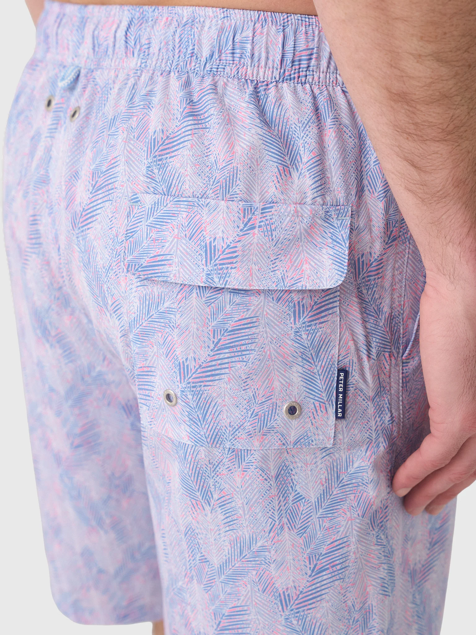 Peter Millar Crown Men's Sunset Palms Swim Trunk - Image 5