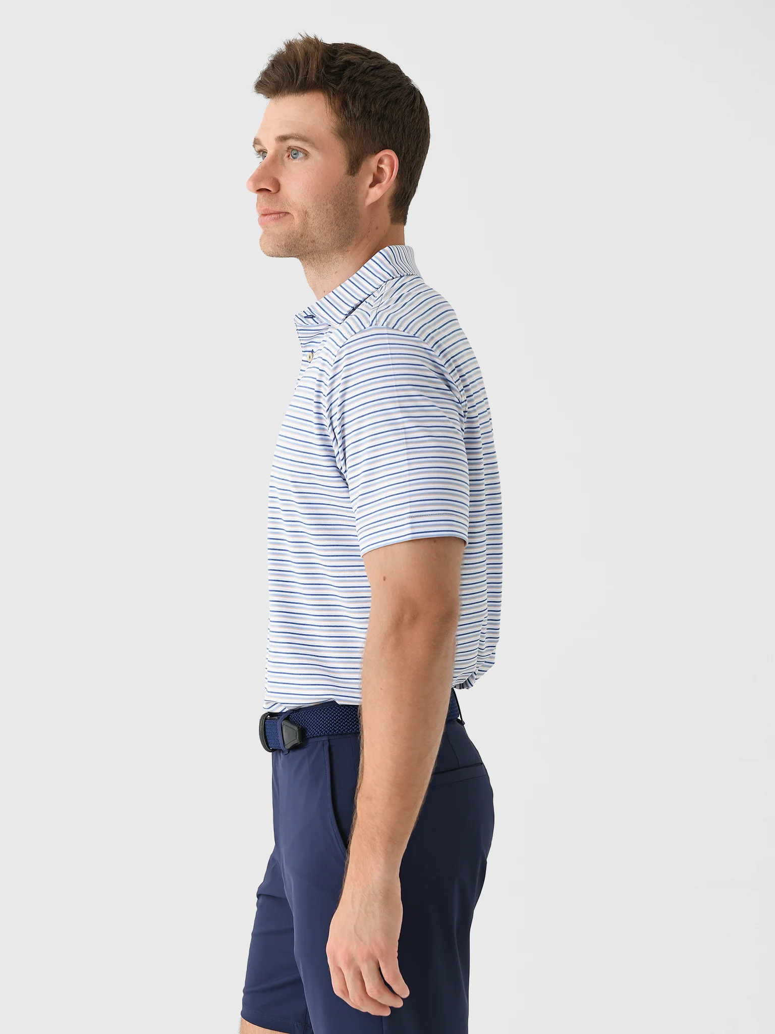 Peter Millar Crown Sport Men's Avent Performance Jersey Polo - Image 3