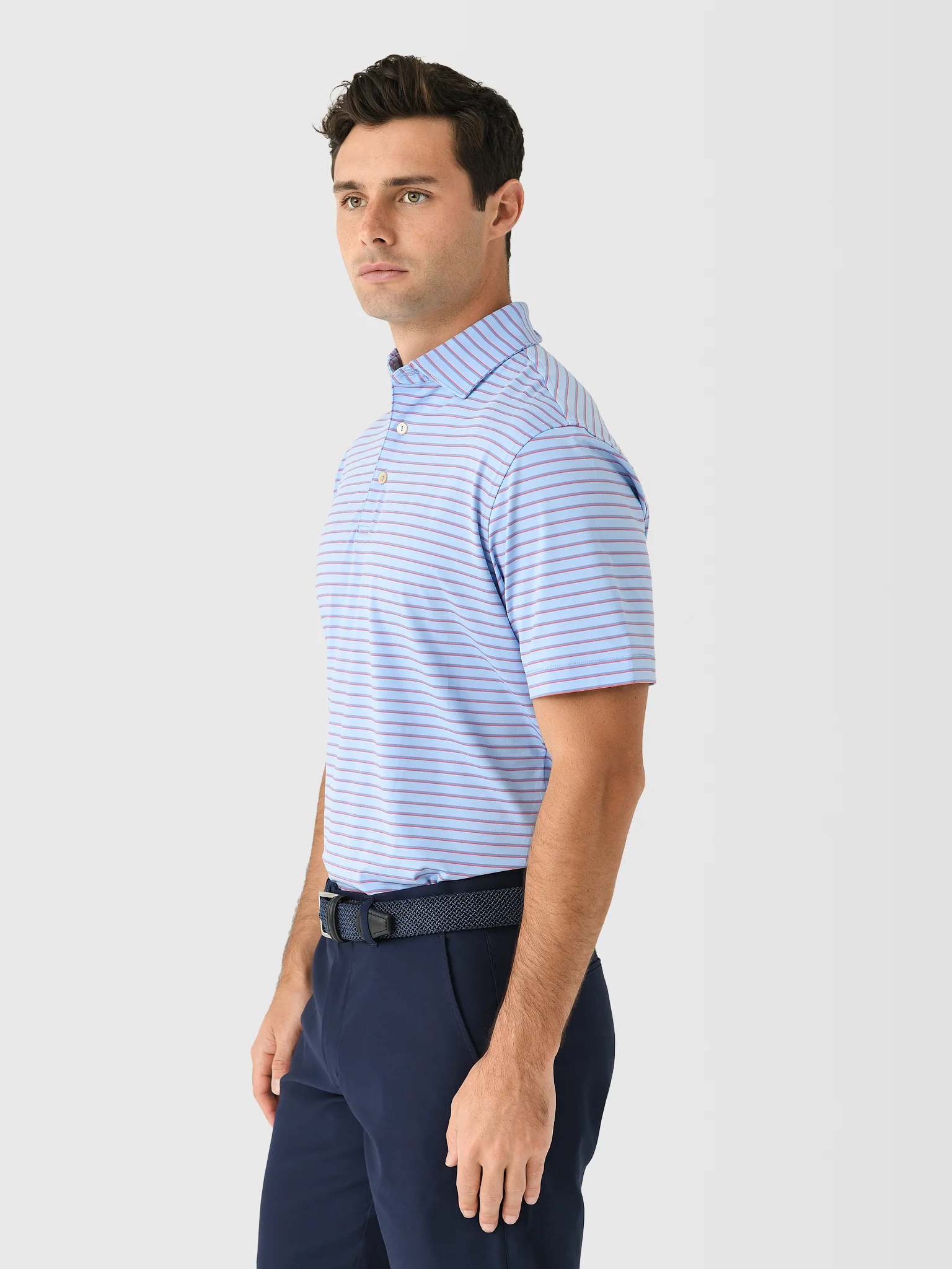 Peter Millar Crown Sport Men's Dunnes Performance Jersey Polo - Image 3