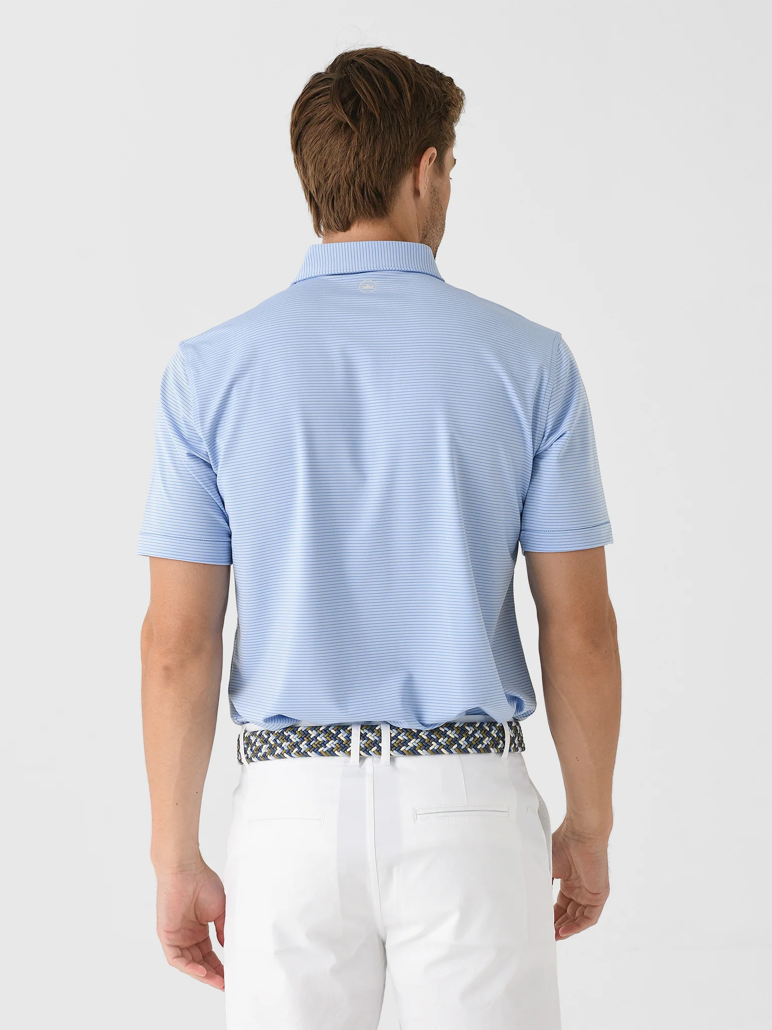 Peter Millar Crown Sport Men's Grove Performance Jersey Polo - Image 4