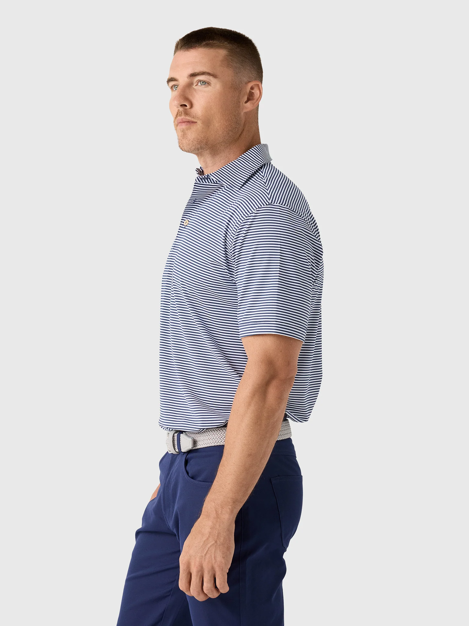 Peter Millar Crown Sport Men's Hales Performance Jersey Polo - Image 9