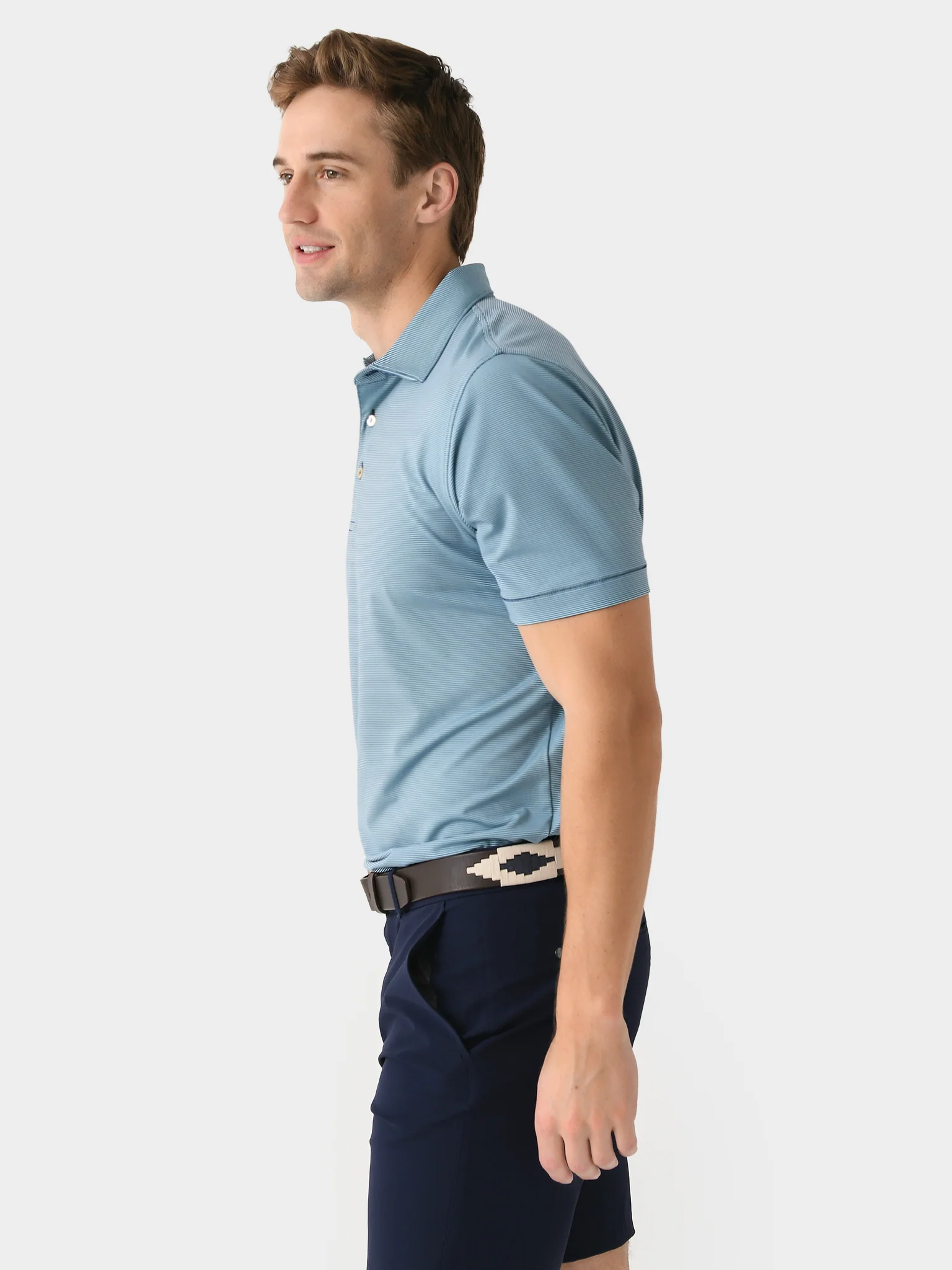 Peter Millar Crown Sport Men's Jubilee Stripe Performance Polo - Image 3