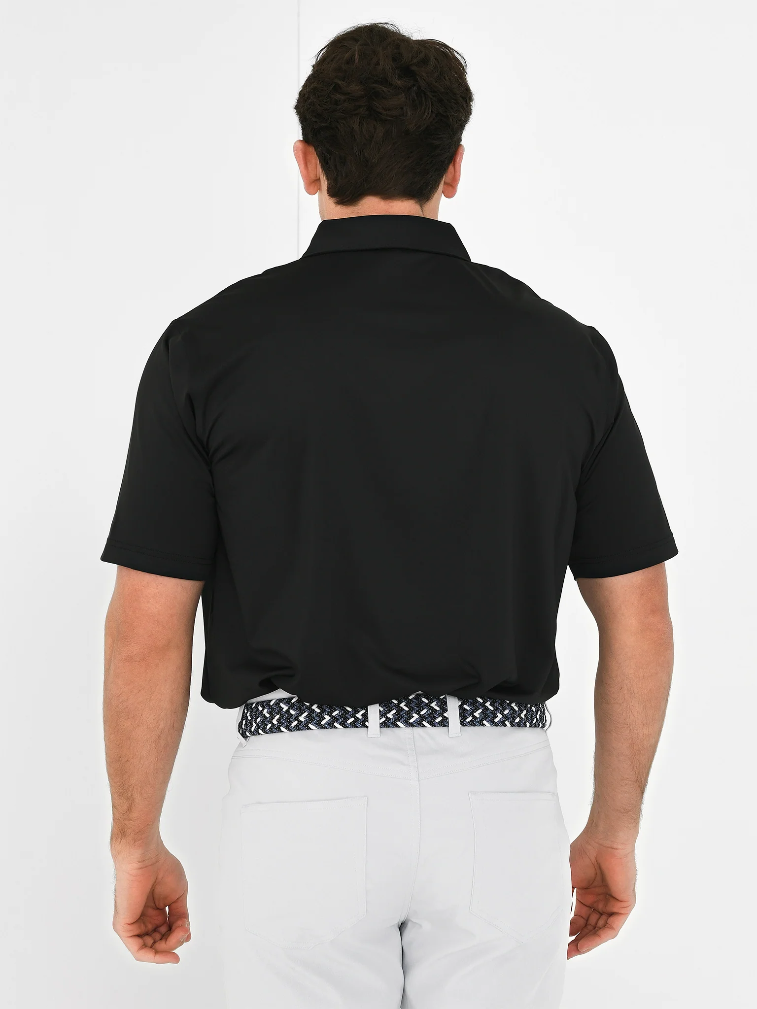 Peter Millar Crown Sport Men's Solid Performance Jersey Polo - Image 5