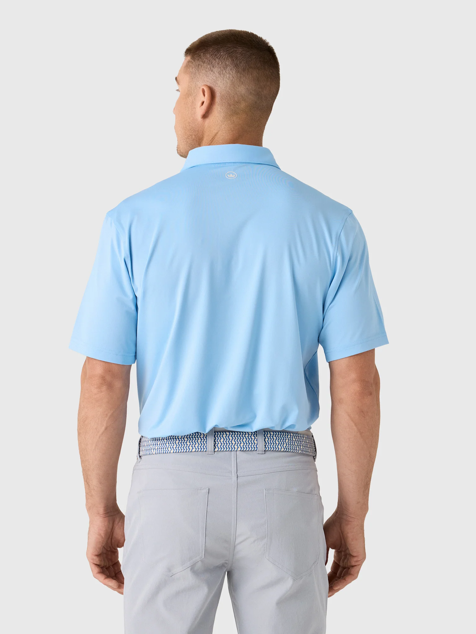 Peter Millar Crown Sport Men's Solid Performance Jersey Polo - Image 9