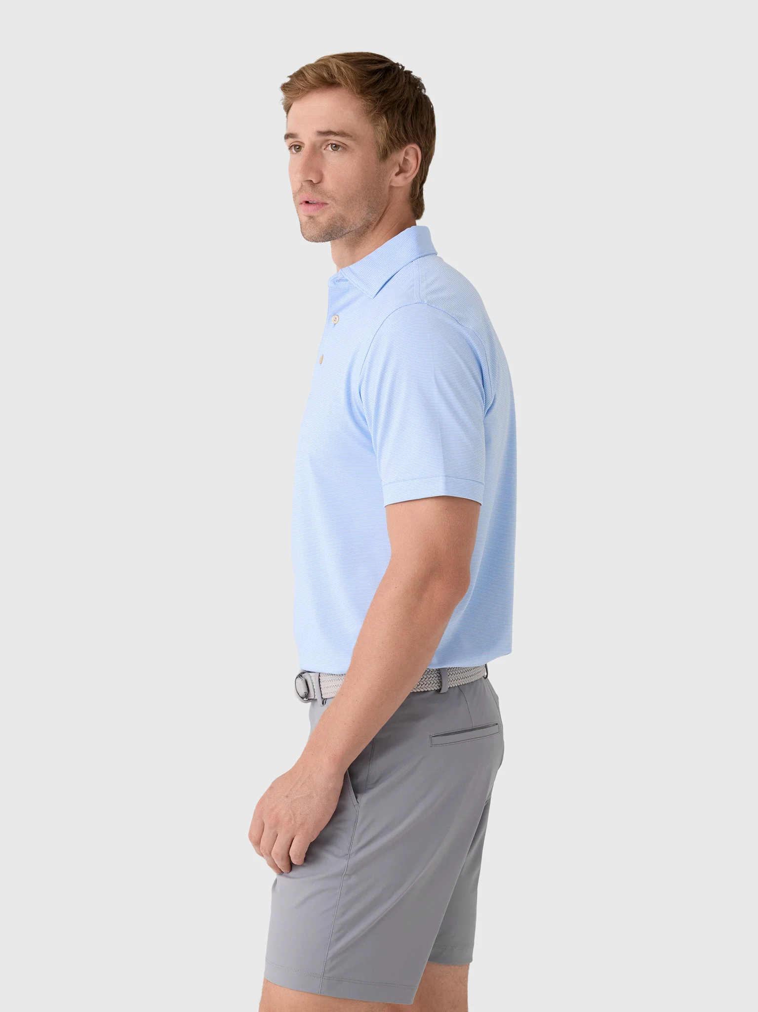 Peter Millar Crown Sport Men's Jubilee Stripe Performance Polo - Image 3