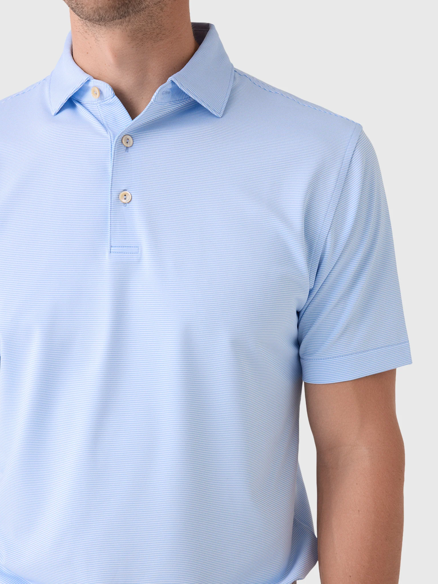 Peter Millar Crown Sport Men's Jubilee Stripe Performance Polo - Image 5
