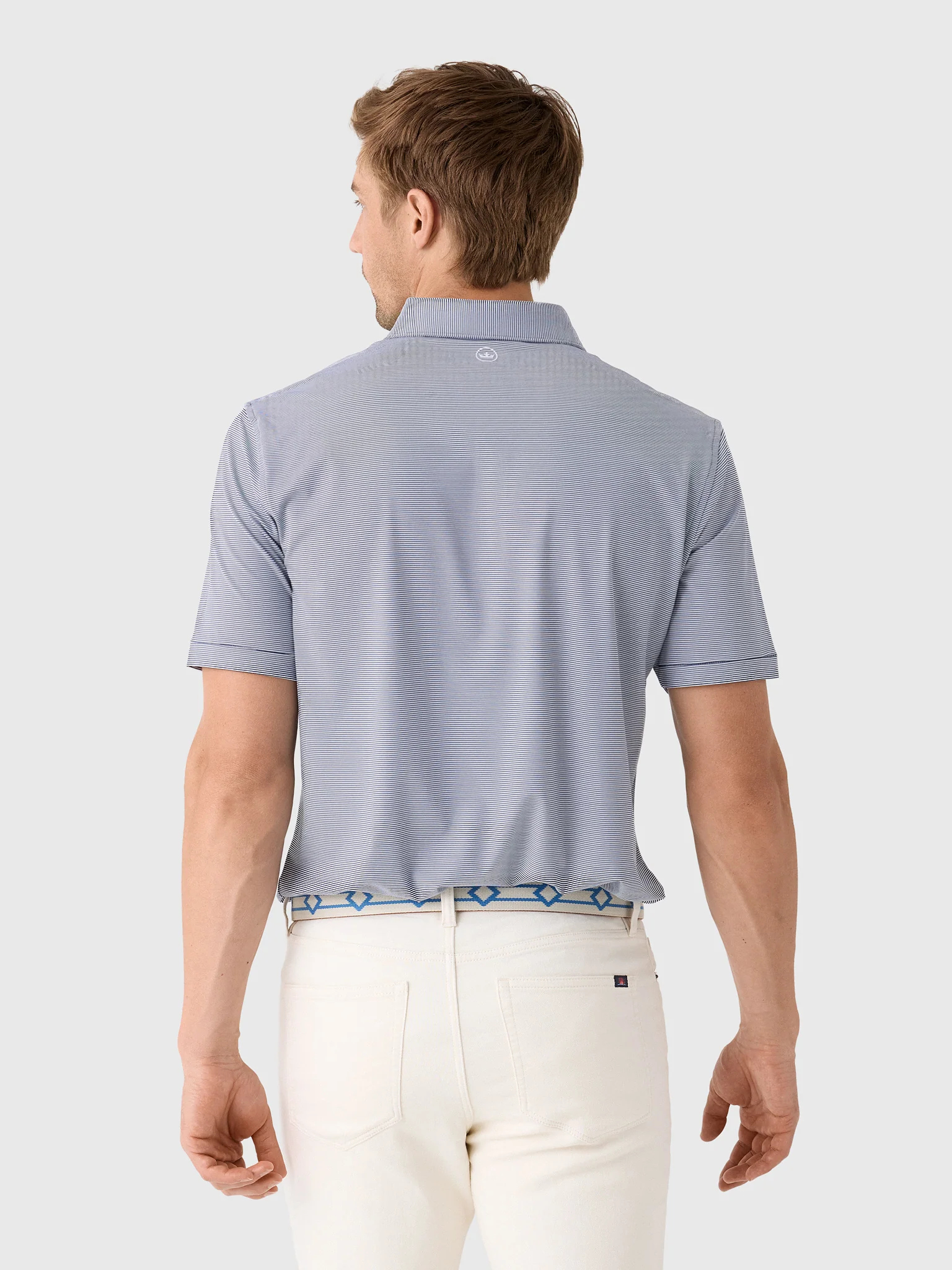 Peter Millar Crown Sport Men's Jubilee Stripe Performance Polo - Image 9