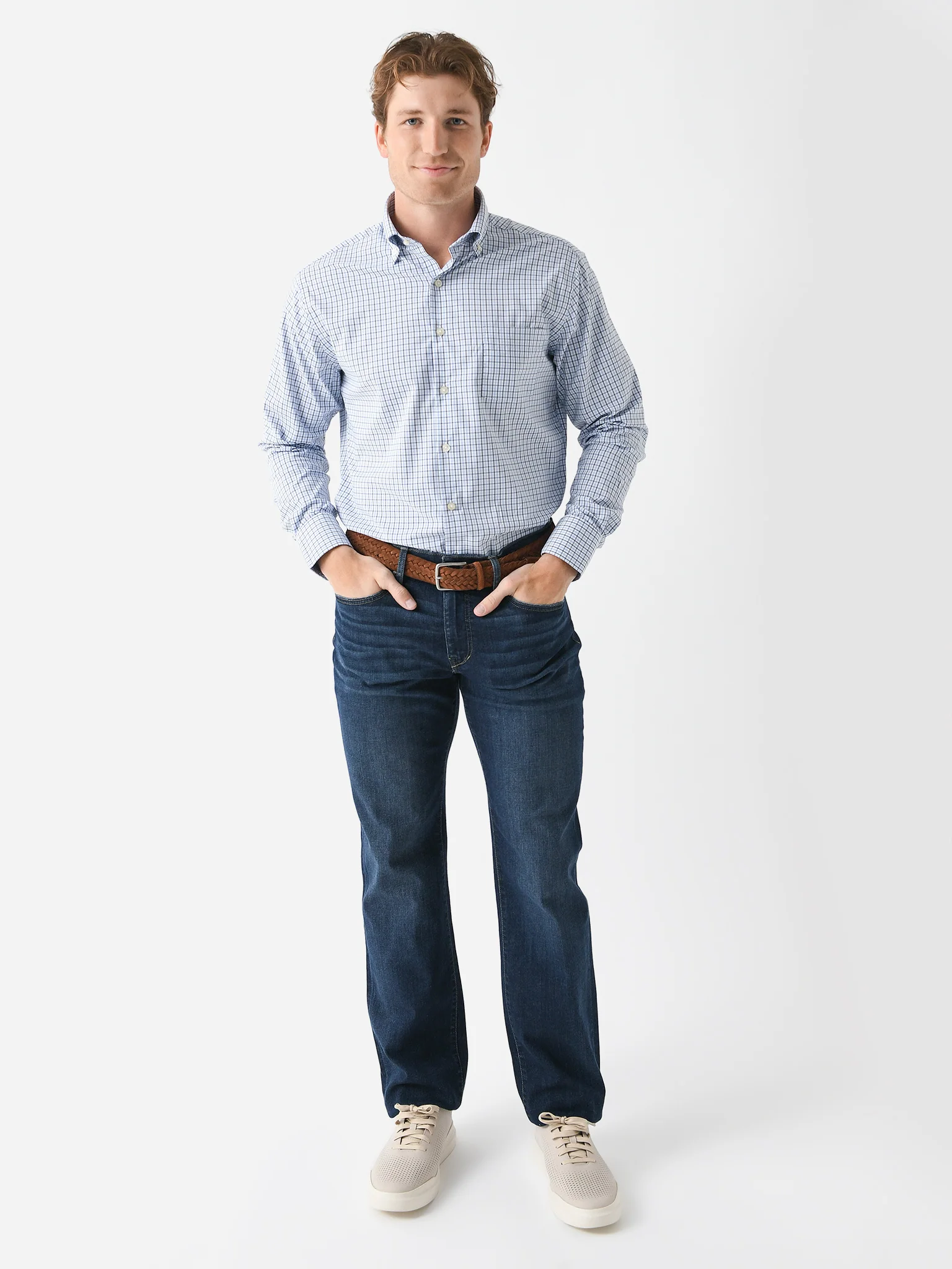 Peter Millar Crown Men's Chelan Performance Twill Sport Shirt - Image 2