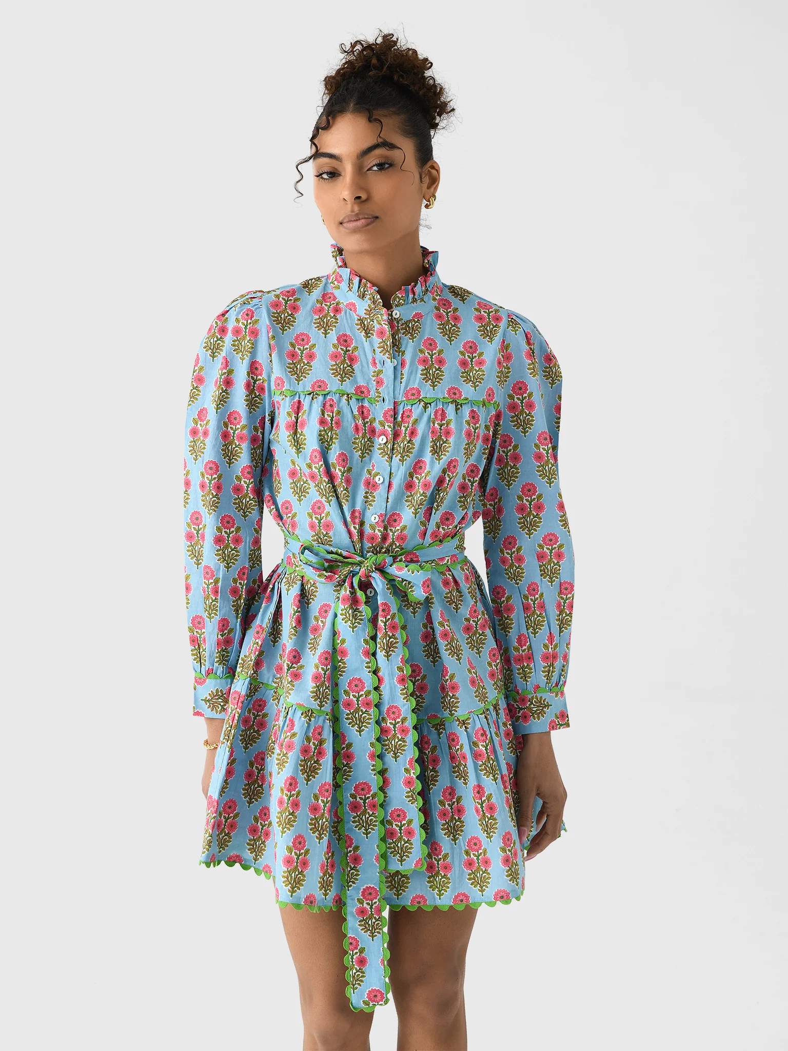 Pink City Prints Women's Margot Mini Dress
