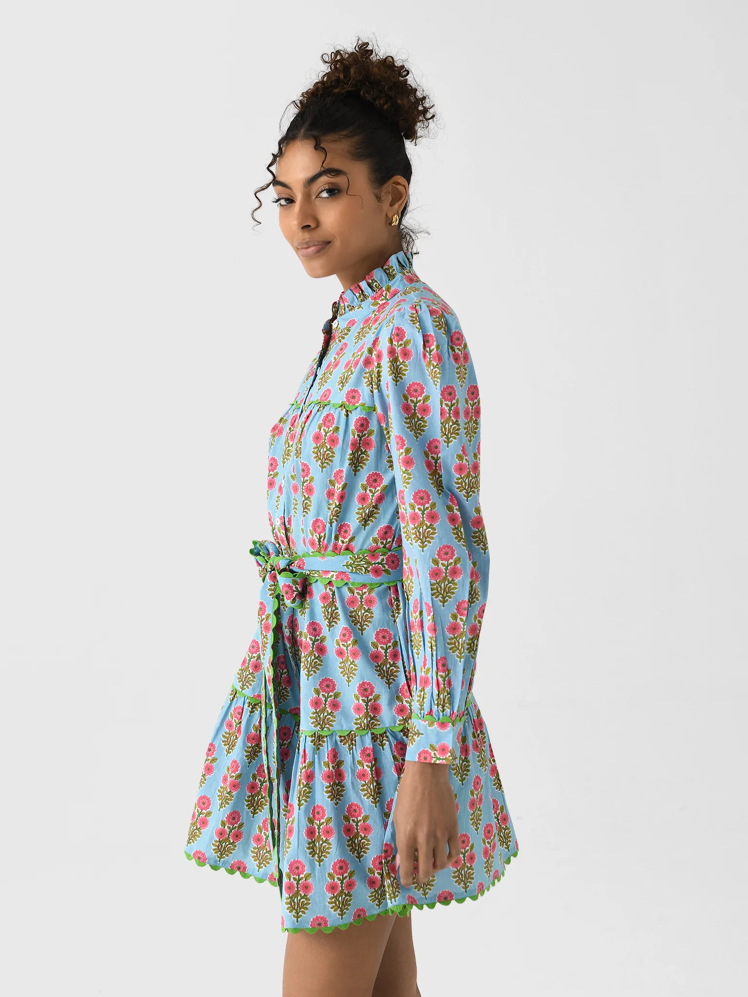 Pink City Prints Women's Margot Mini Dress - Image 3