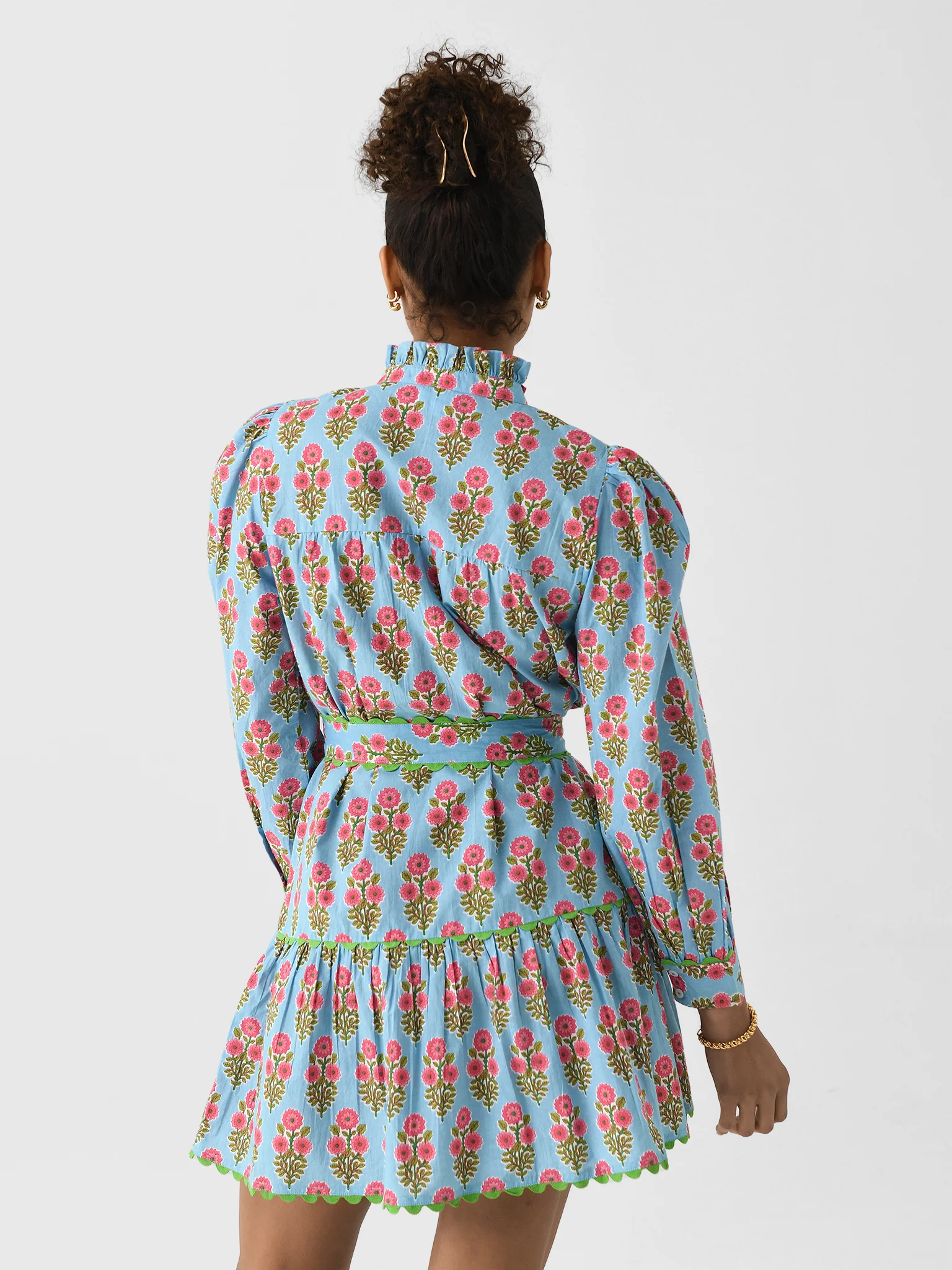 Pink City Prints Women's Margot Mini Dress - Image 4