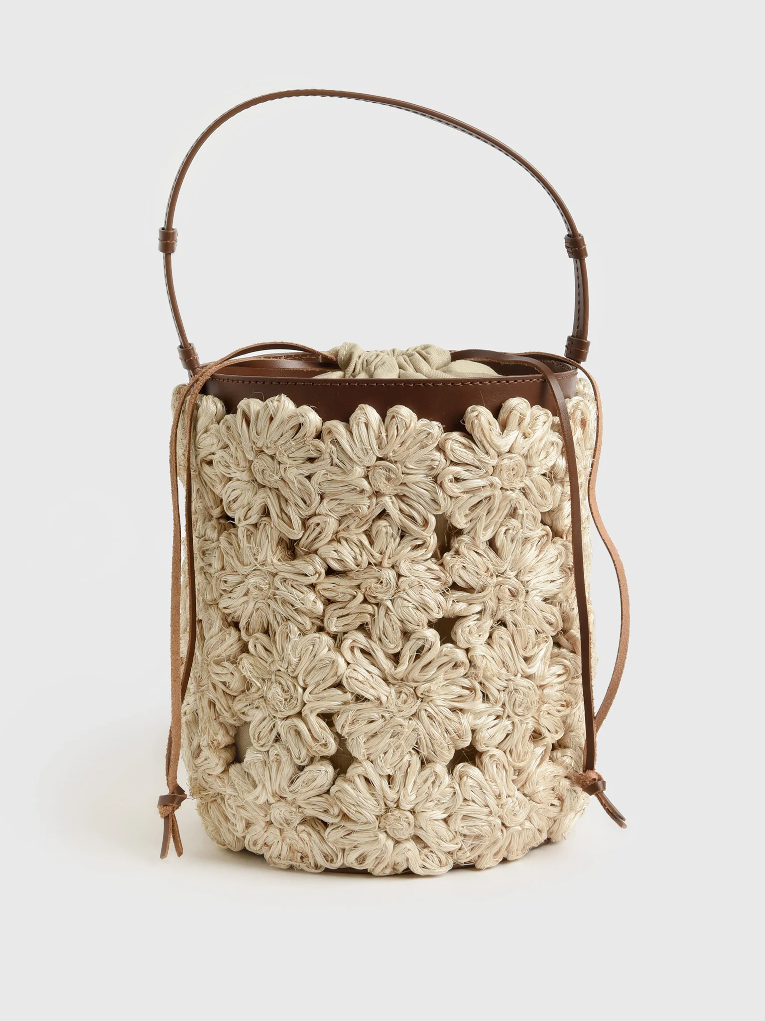 Poolside The Ravello Floral Bucket Bag