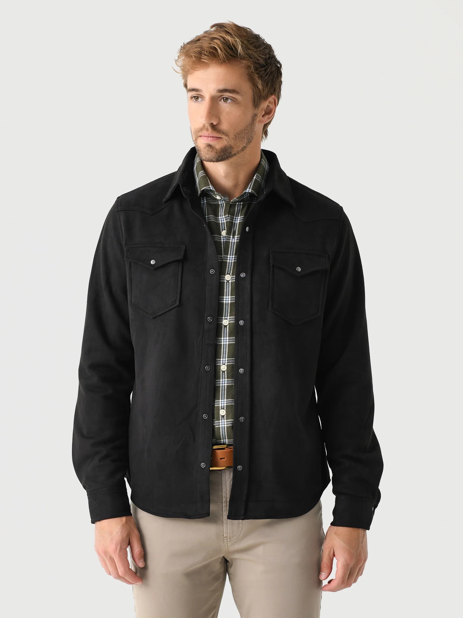 RYE51 Men's The Wyatt Microsuede Shirt Jacket - Image 11